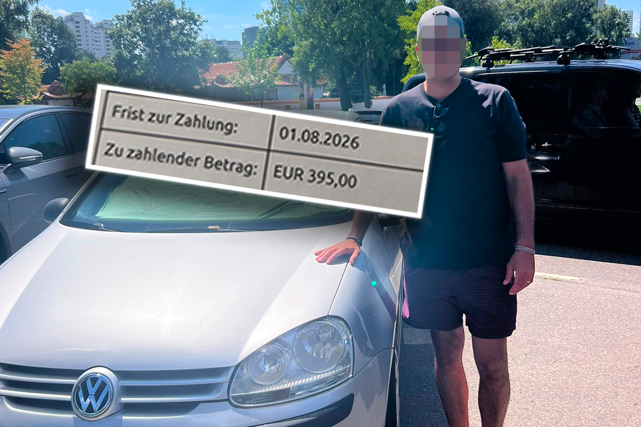 Thomas muss fast 400 zahlen, sonst droht ihm eine Klage wegen Besitzstörung-