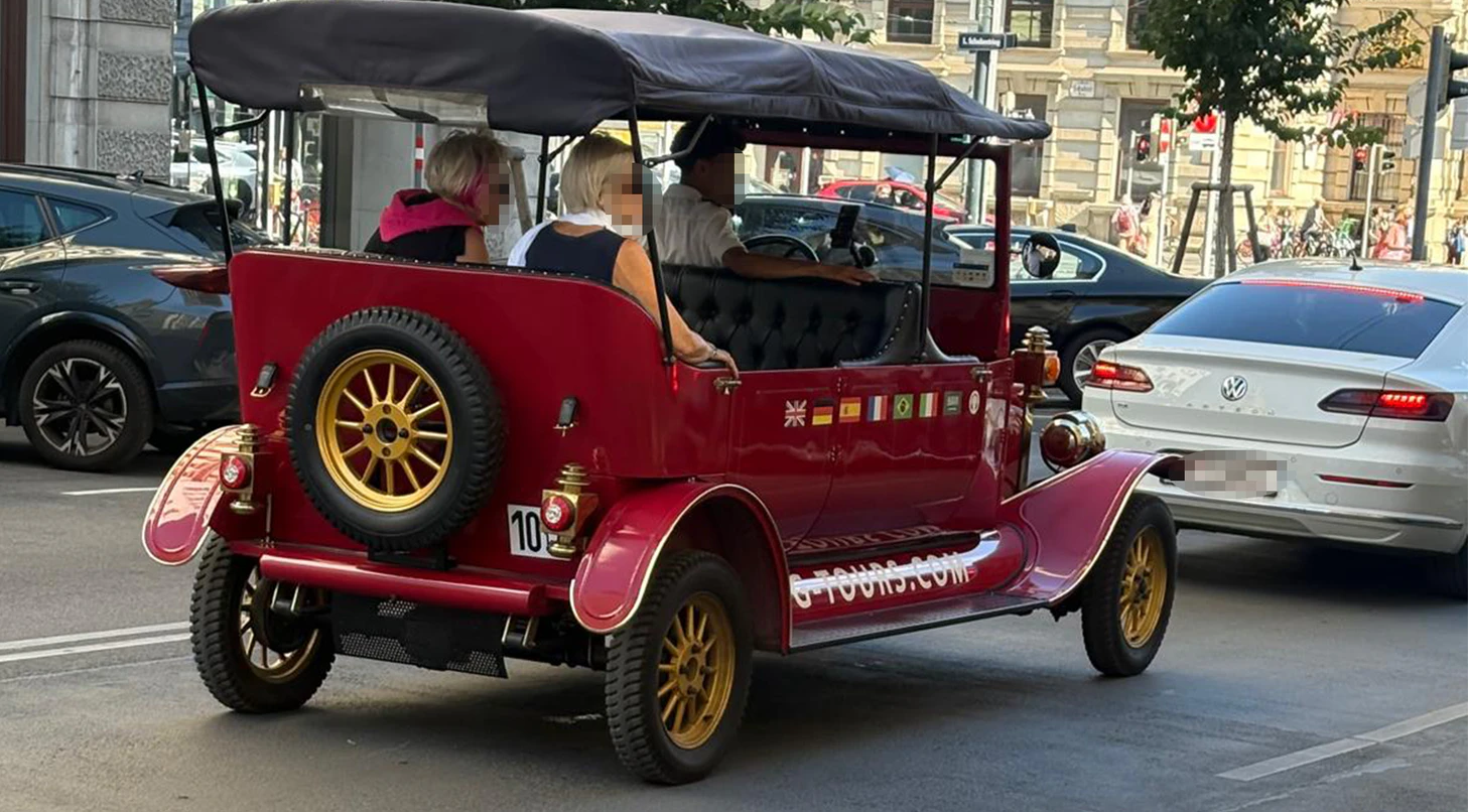 Heute.at - Diese E-Oldtimer bringen Wiens Autofahrer auf die Palme