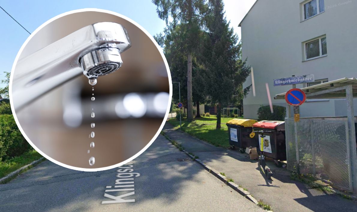 In Teilen von Steyr gibt es kein Wasser. Unter anderem betroffen ist die Klingschmidgasse. (Symbolbild)