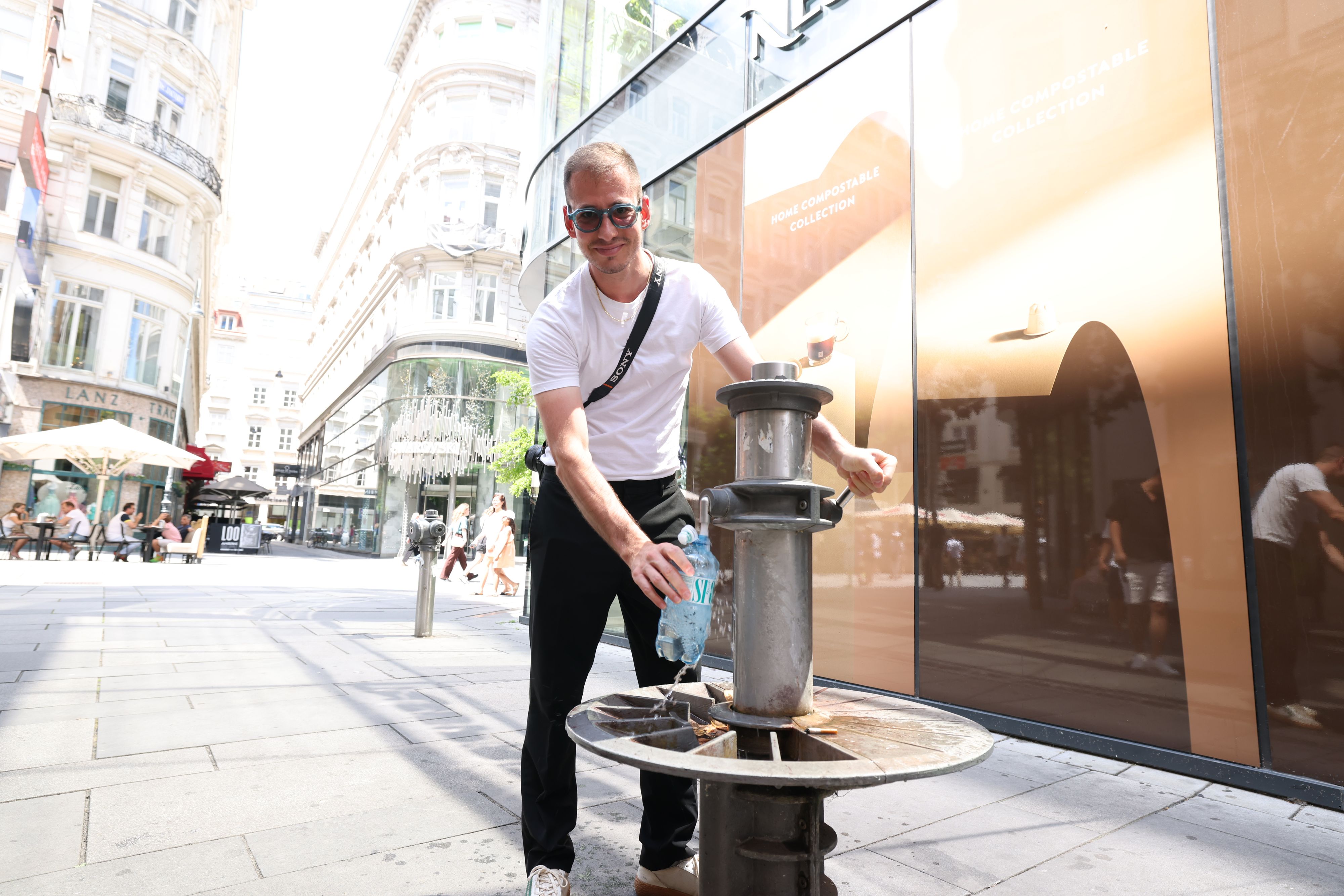 In ganz Wien stehen 1.800 Trinkbrunnen bereit.