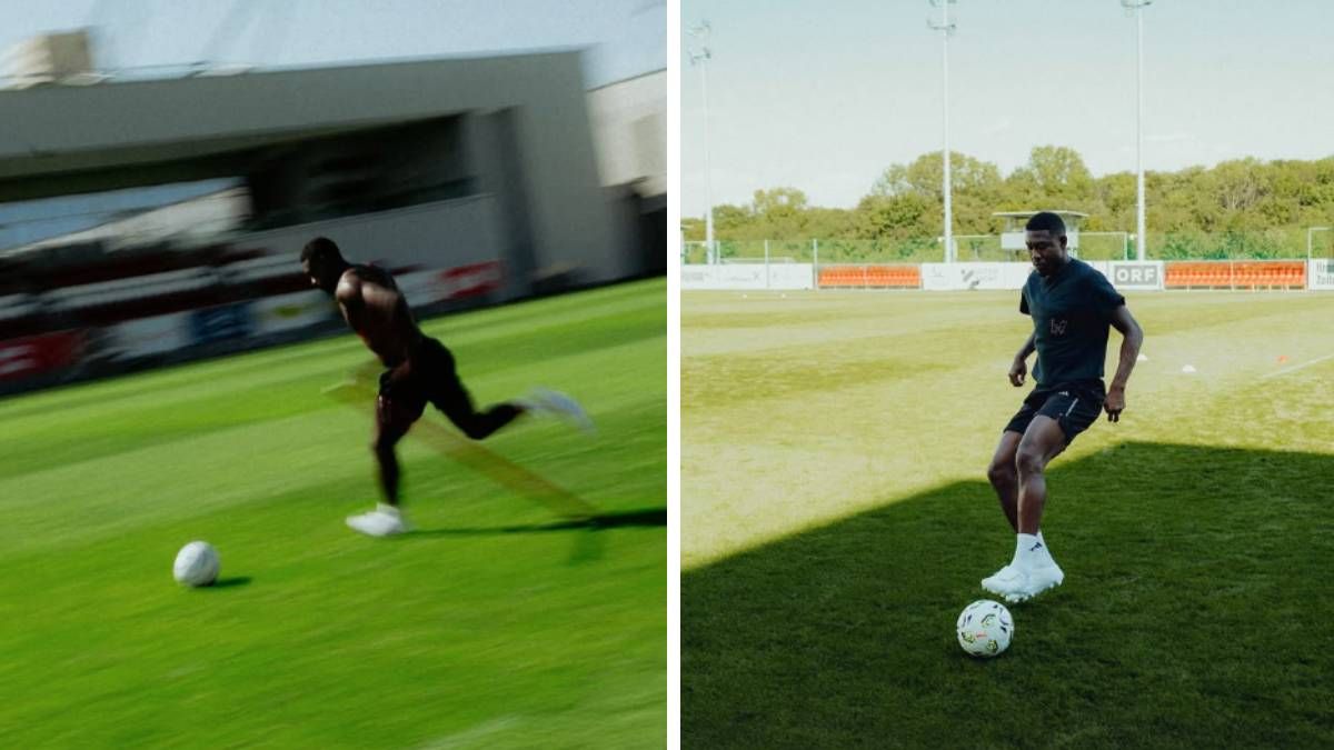 David Alaba schuftet im ÖFB-Campus für den kommenden Verein. 