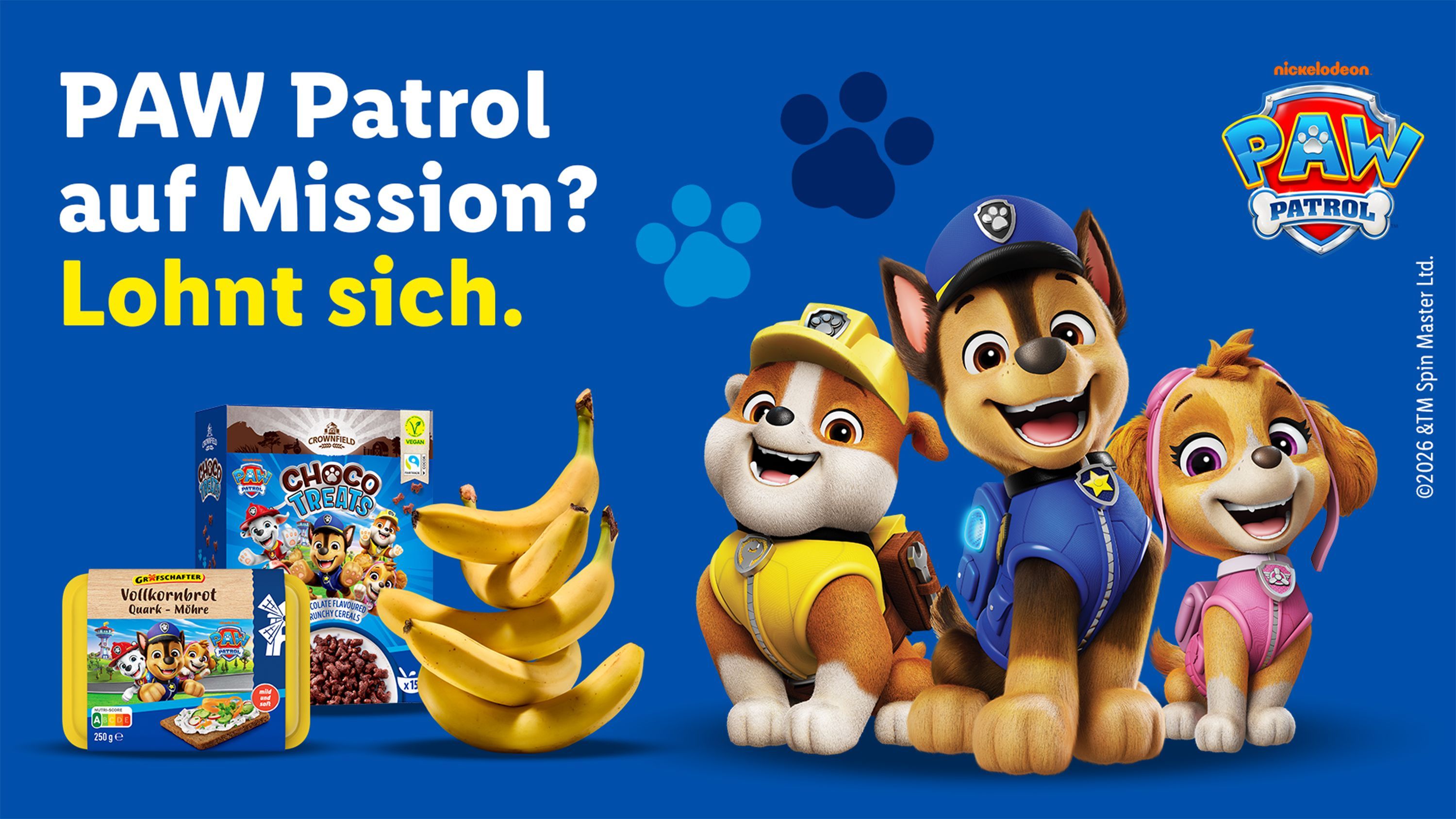 In Österreich und 29 weiteren Ländern wird die beliebte Kinderserie erstmals für Lidl-Eigenmarkenprodukte genutzt, die sowohl die Nährwertkriterien der WHO als auch die Lidl-Zusatzkriterien erfüllen.