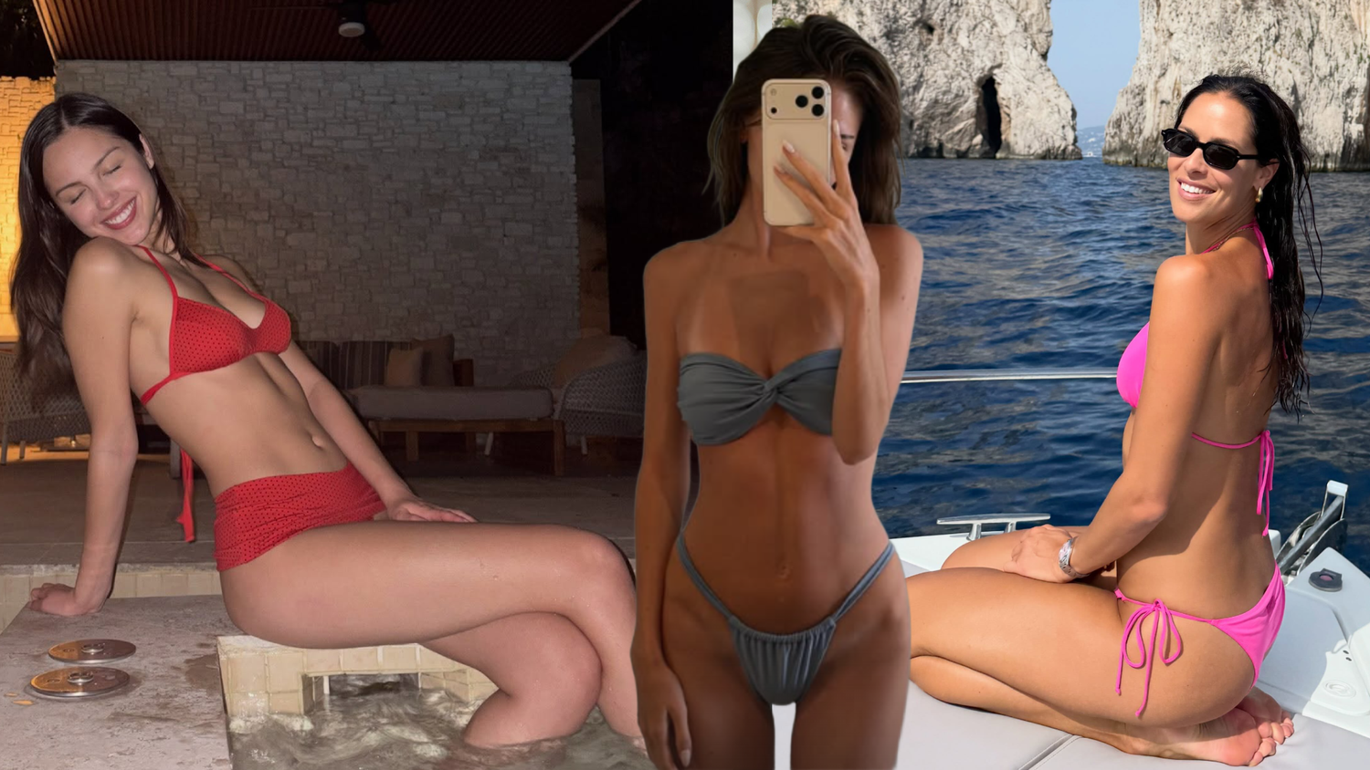 Olivia Rodrigo, Leni Klum und Ana Ivanović im Urlaub.