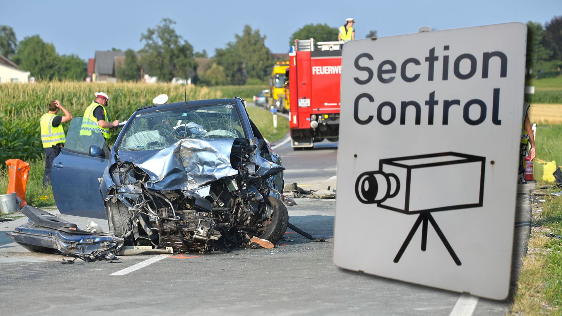Bei einem schlimmen Unfall auf der B148 starben zwei Menschen. Jetzt wird eine Section Control für die Strecke gefordert.