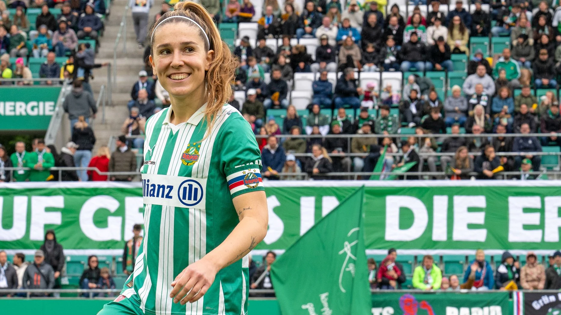 Heute.at - Rapid-Kapitänin Haupt: Sind noch lange nicht am Ziel