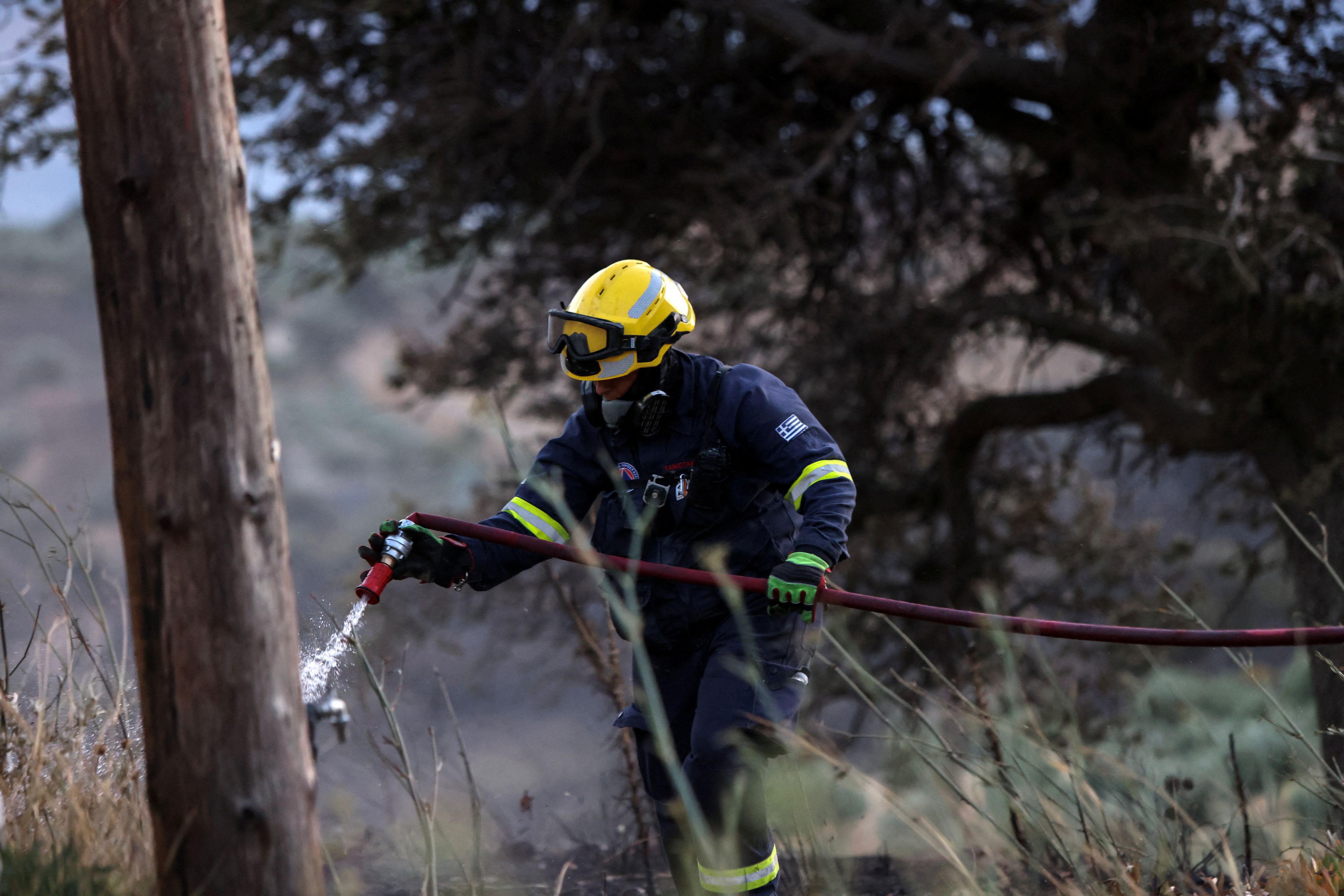 Griechenland Waldbrand 