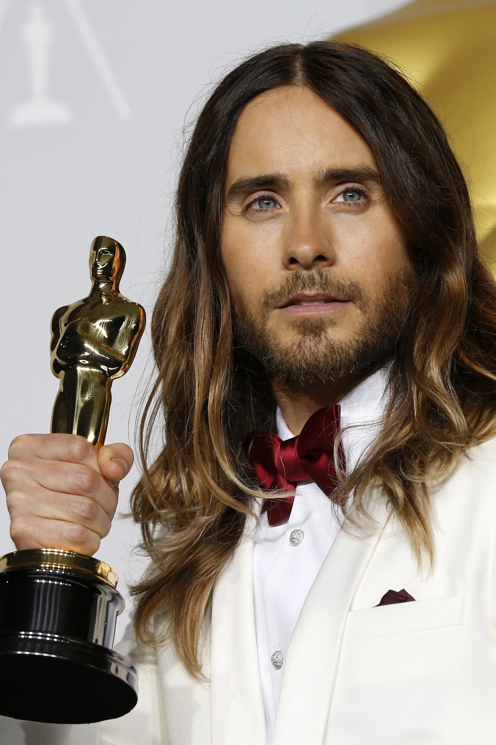 Bekam 2014 einen Oscar als Bester Nebendarsteller in dem Aids-Drama "Dallas Buyers Club": Schauspieler und Sänger Jared Leto