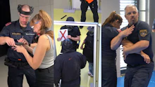 Schuss und Handschellen – "Heute" trainiert mit Polizei