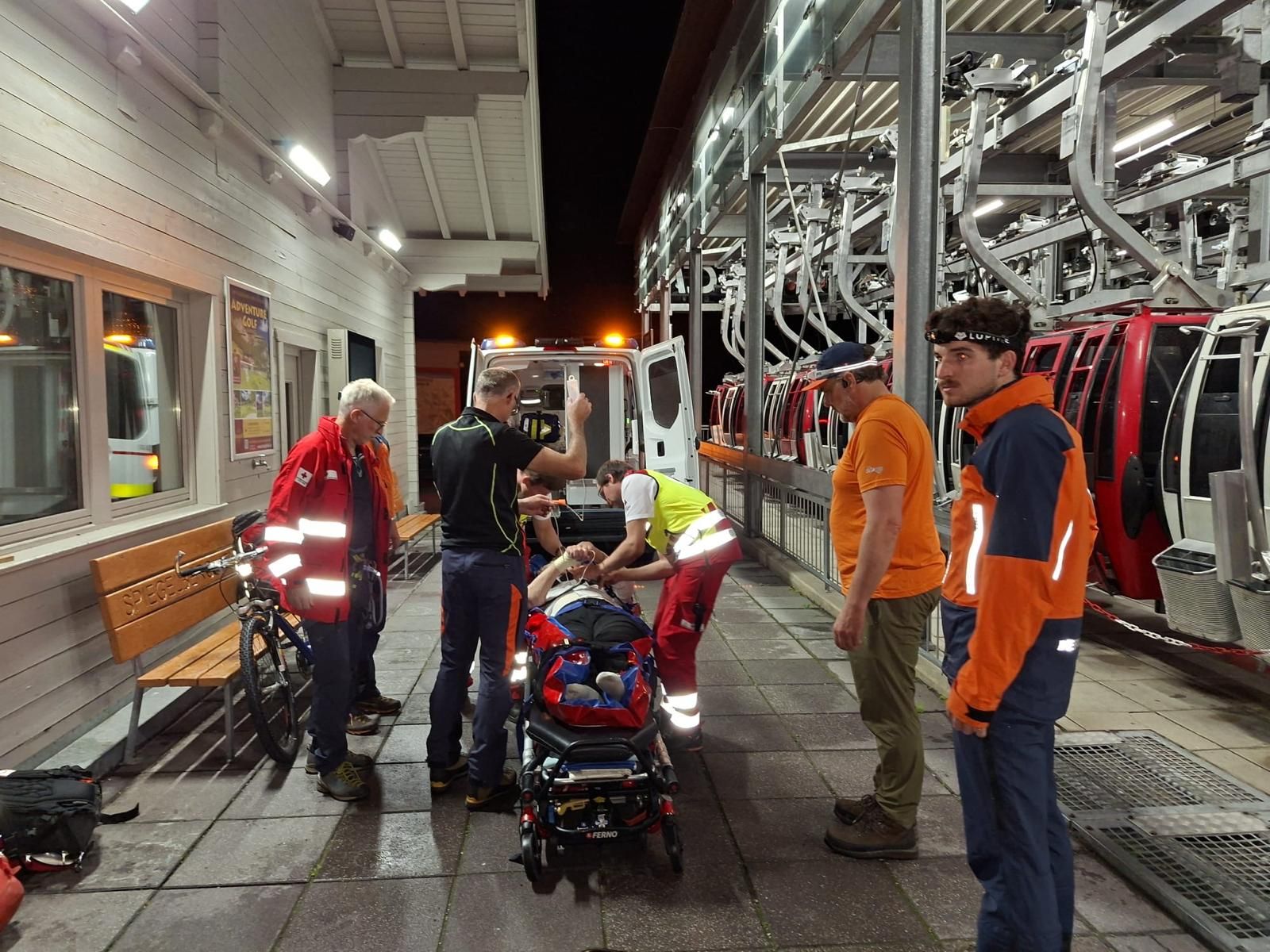 Dank der Bergbahnen konnte die Frau letztlich gerettet werden.