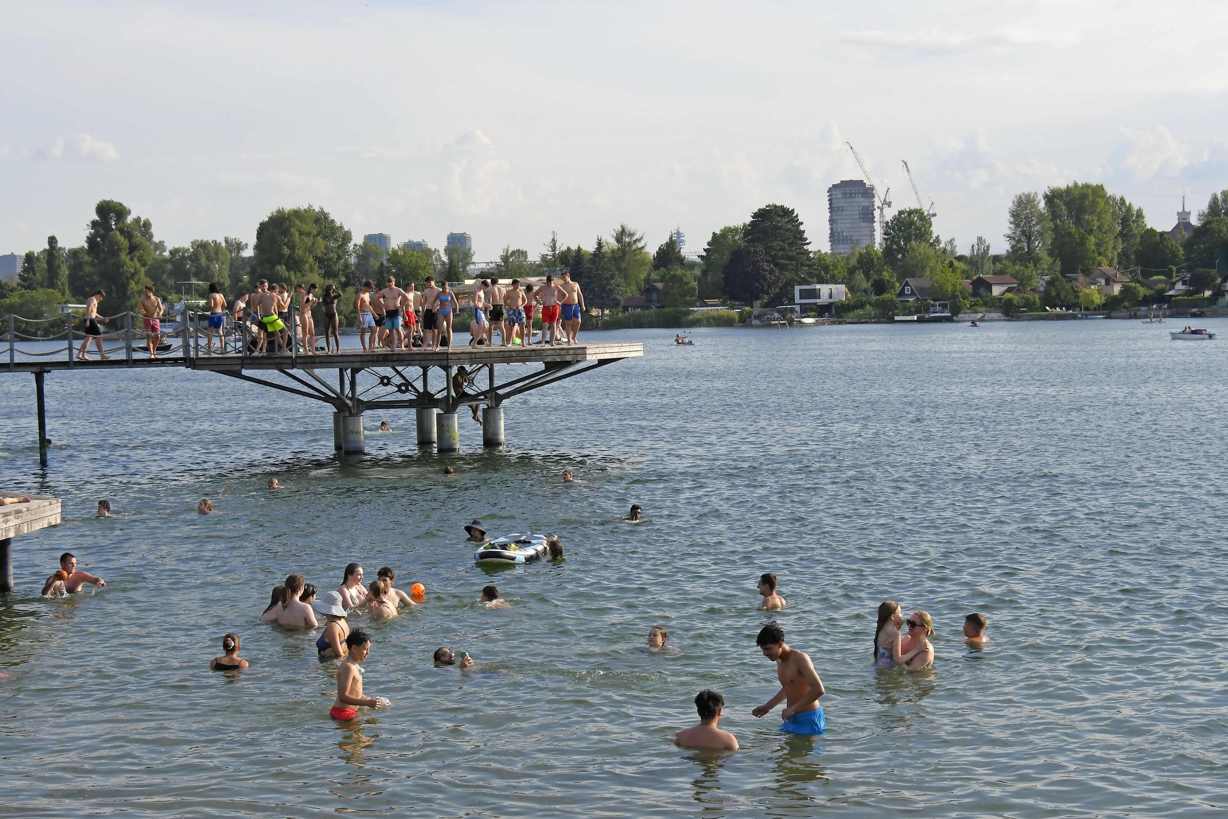 Die Stadt Wien warnt: In Alter Donau ist zu viel Urin!