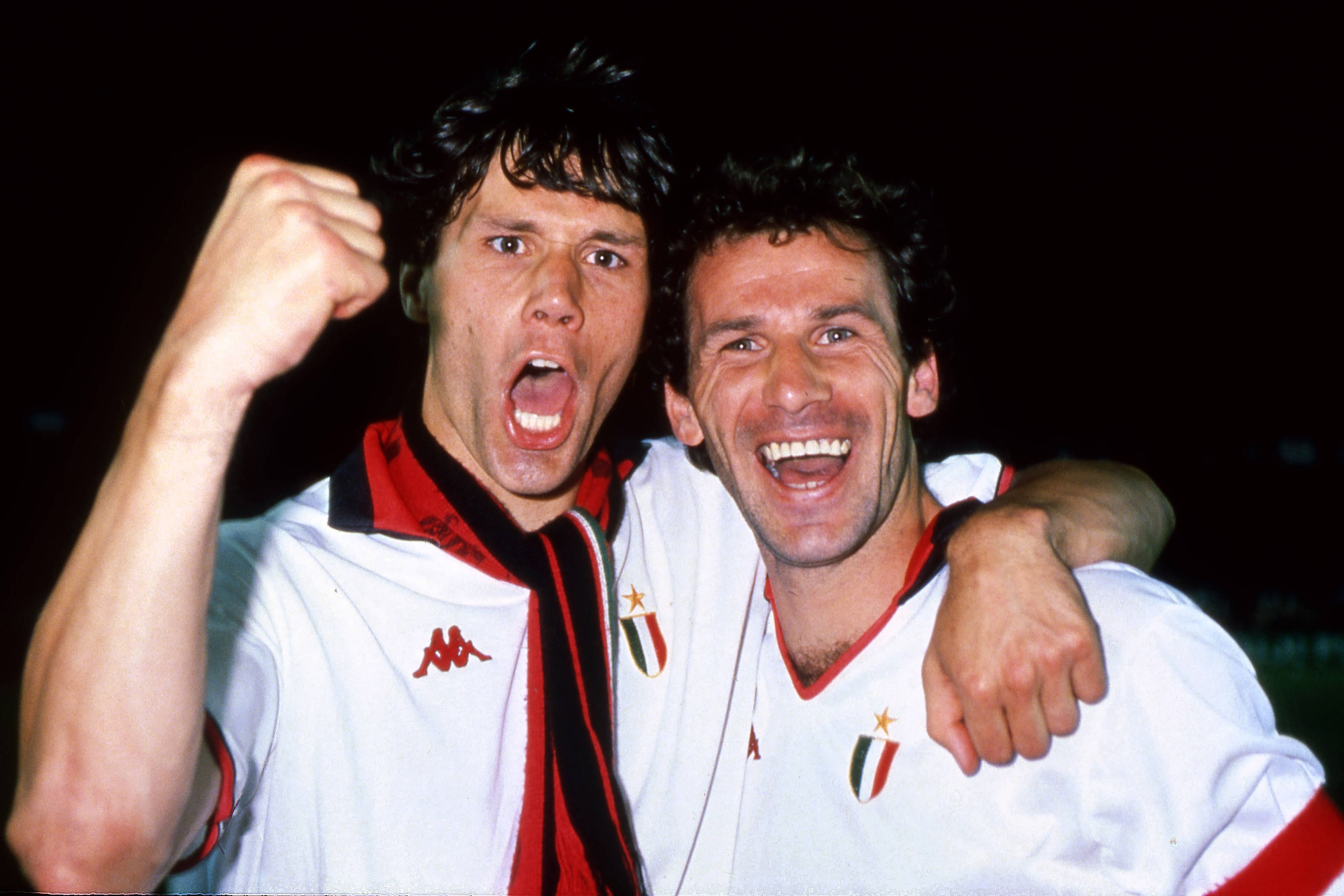 Franco Baresi und Marco Van Basten 