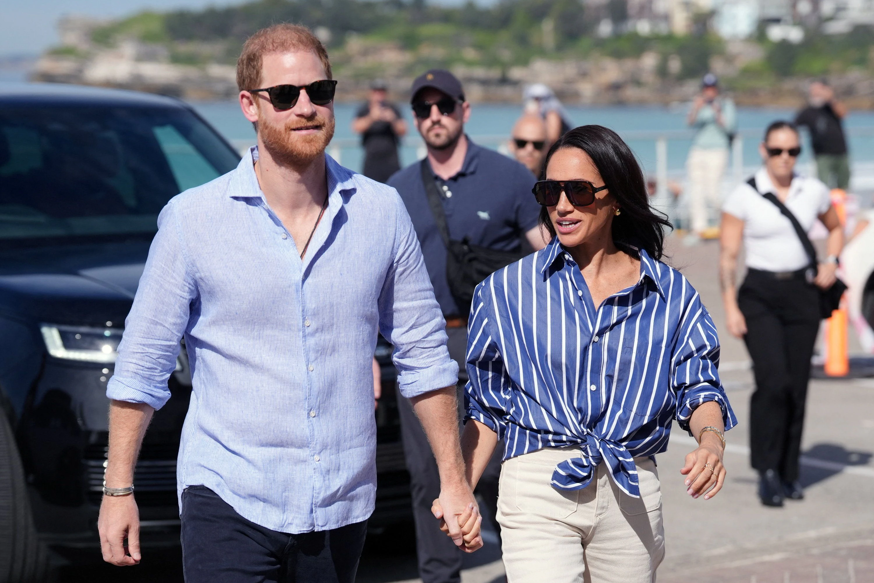 Werden zusammen auf etwa 50 bis 55 Millionen Euro geschätzt: der Herzog und die Herzogin von Sussex a.k.a. Prinz Harry und seine Ehefrau Meghan