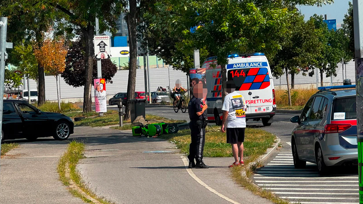 Heute.at - Scooterfahrer weicht Auto aus – Wiener (29) verletzt