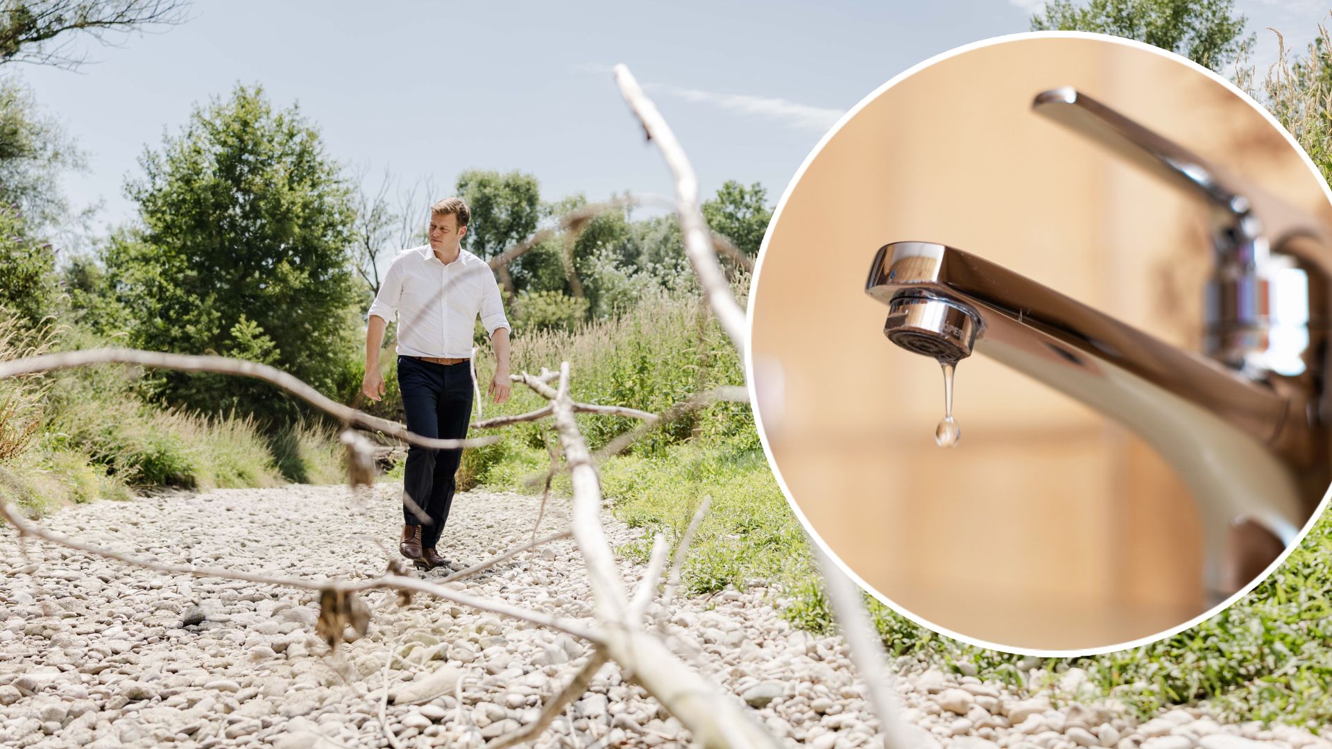 Landesrat Stefan Kaineder (Grüne) warnt: Schon jetzt bangen Hunderte wegen der extremen Trockenheit um ihr Trinkwasser. (Symbolbild)