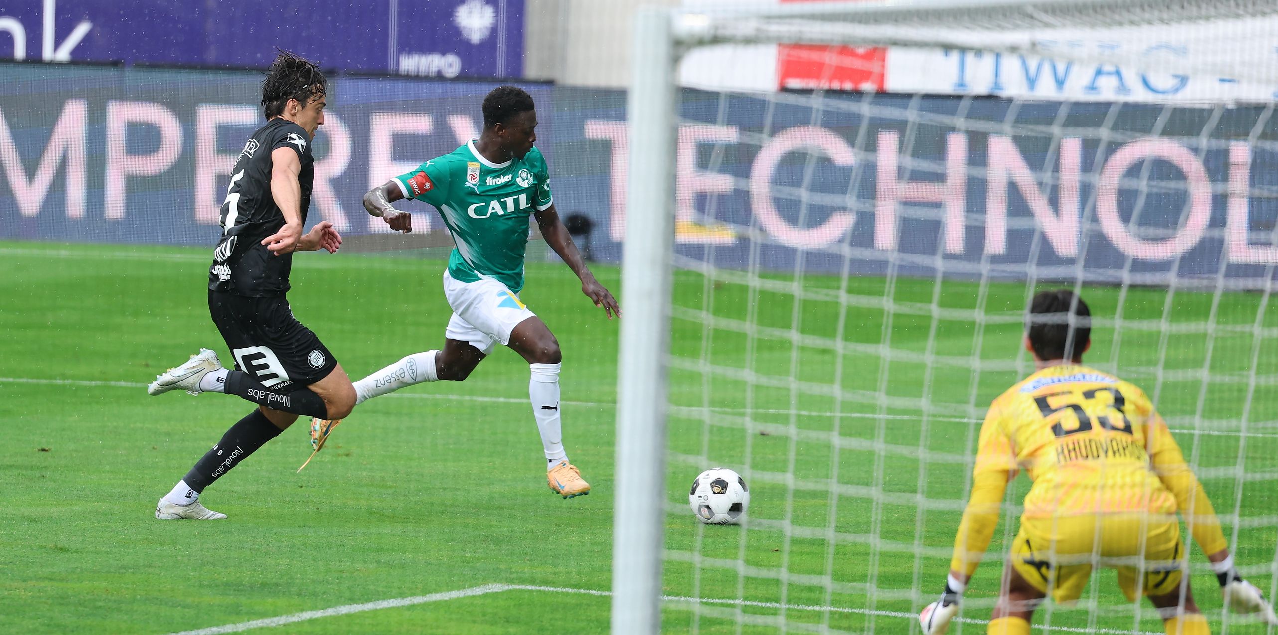 WSG Tirol und Sturm Graz im Duell am ersten Bundesliga-Spieltag. 