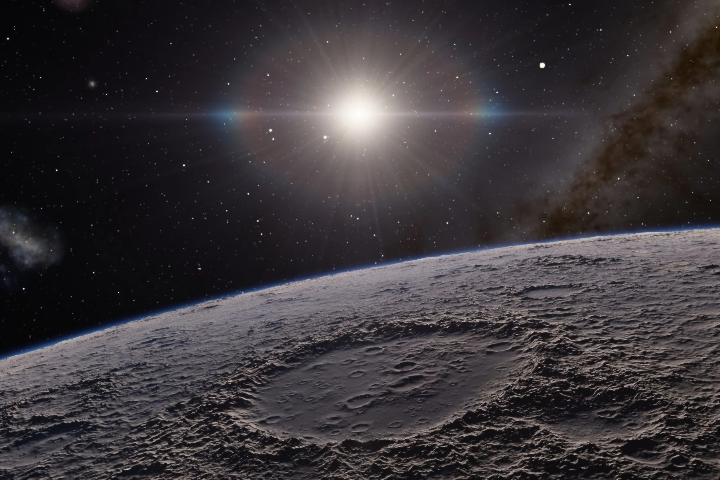 Die Raketenstufe soll mit einer Geschwindigkeit von 8.700 km/h in der Nähe des Einstein-Kraters einschlagen, so die Berechnungen