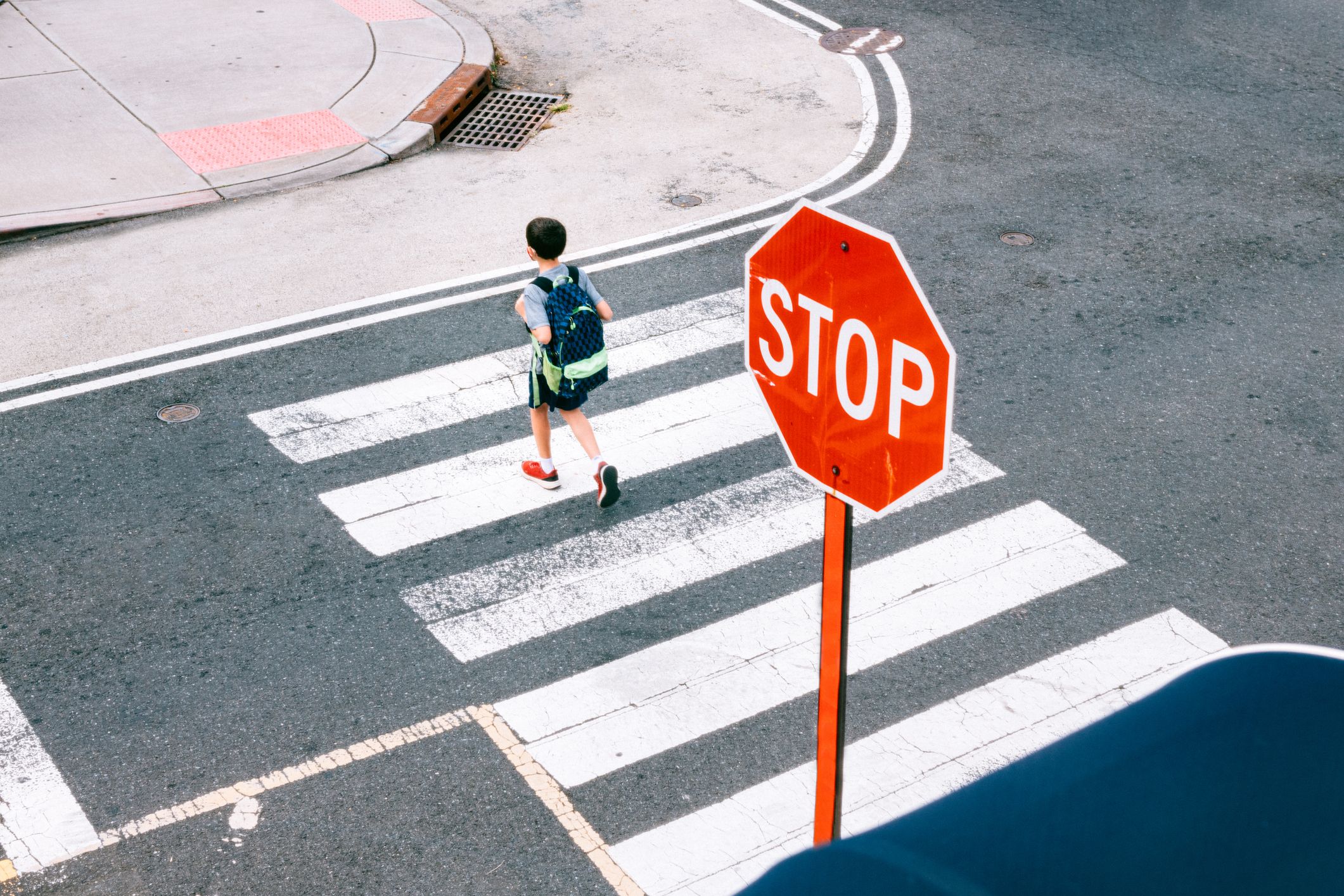 Der 11-Jährige wurde auf dem Schutzweg angefahren (Symbolbild).