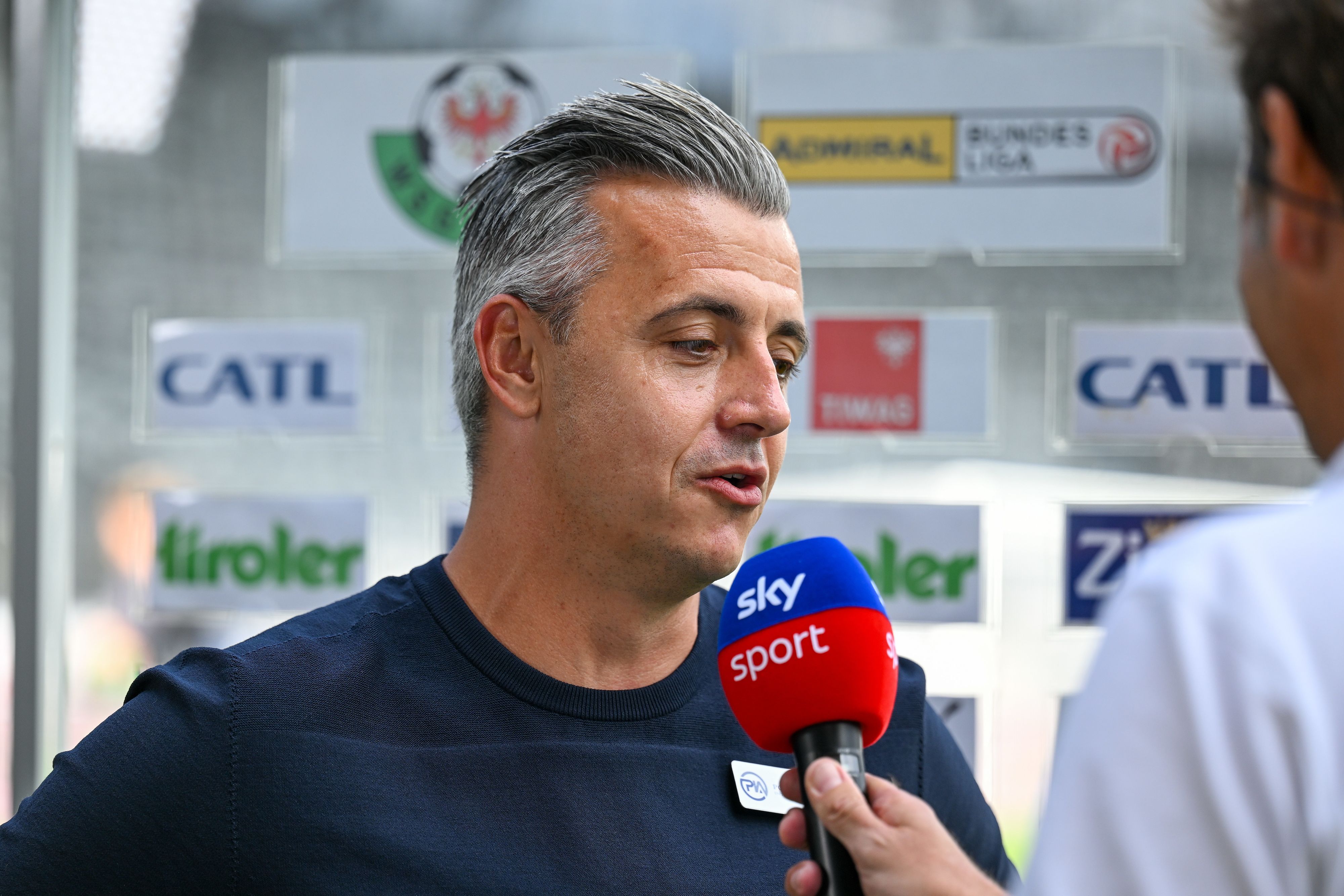 WSG-Tirol-Trainer Philipp Semlic. 
