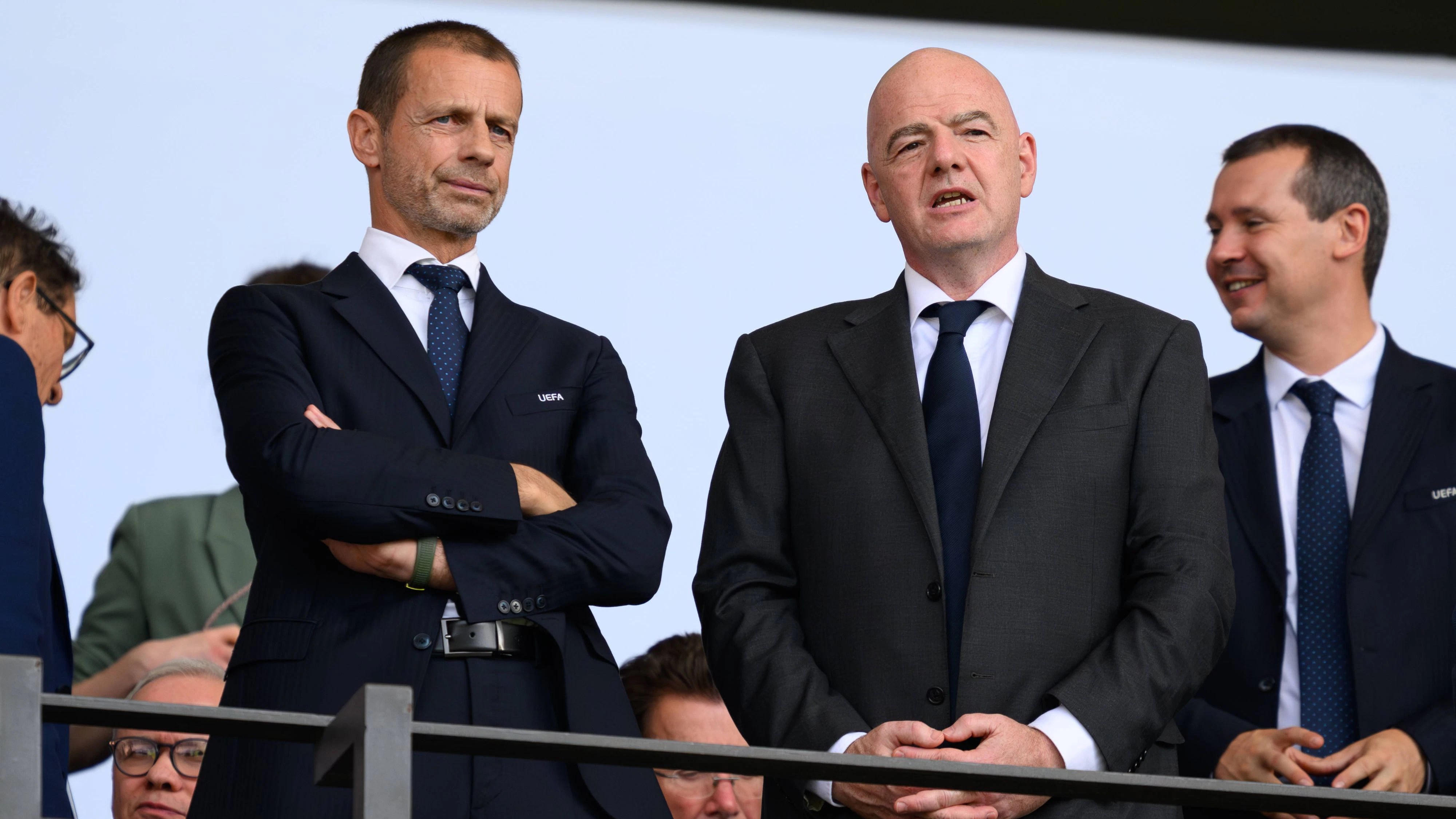 UEFA-Boss Aleksander Ceferin und FIFA-Präsident Gianni Infantino