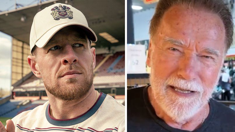 JJ Watt und Arnold Schwarzenegger