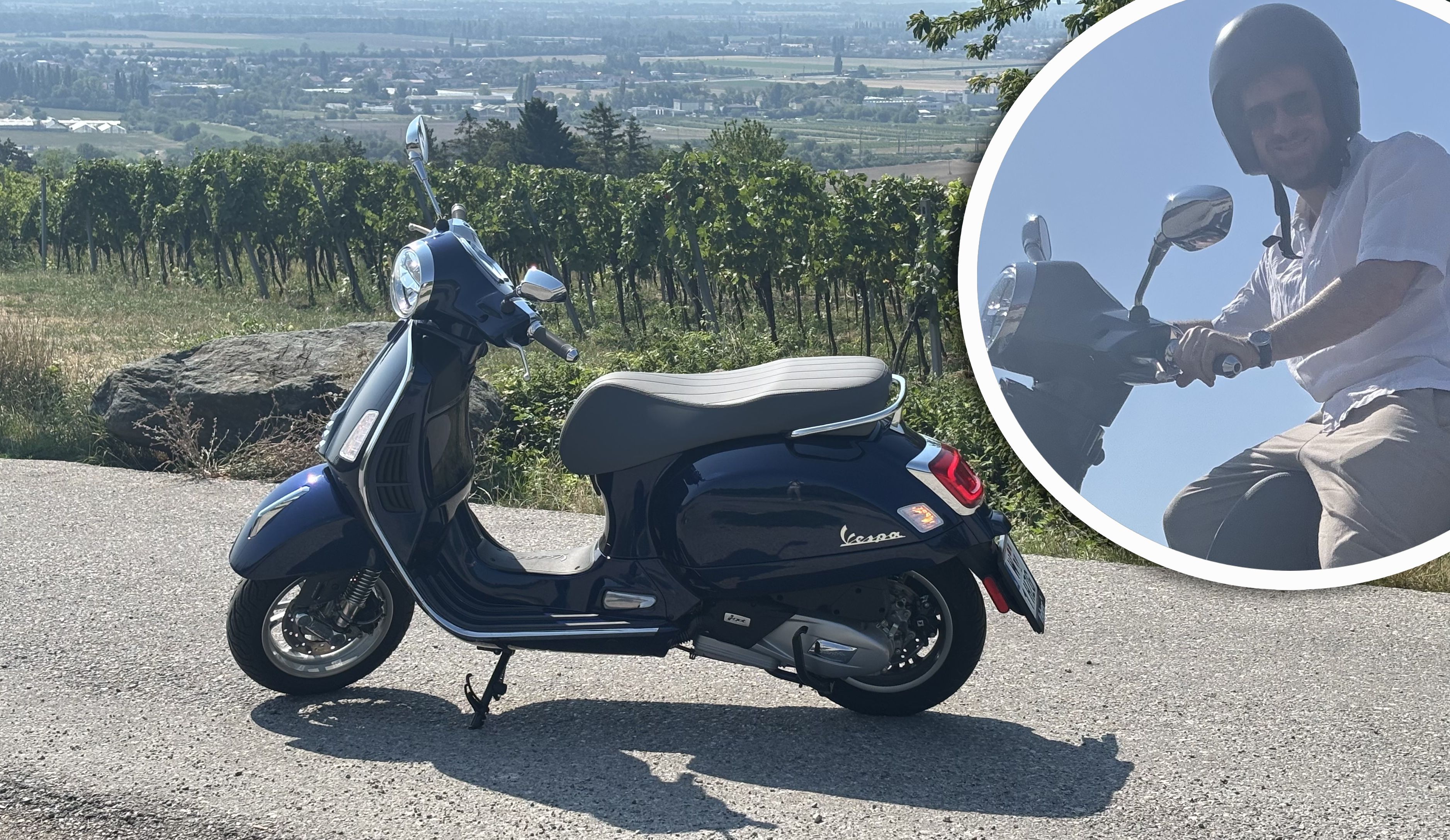 Die Vespa GTS 125 macht einfach Spaß und ist ein echter Hingucker.