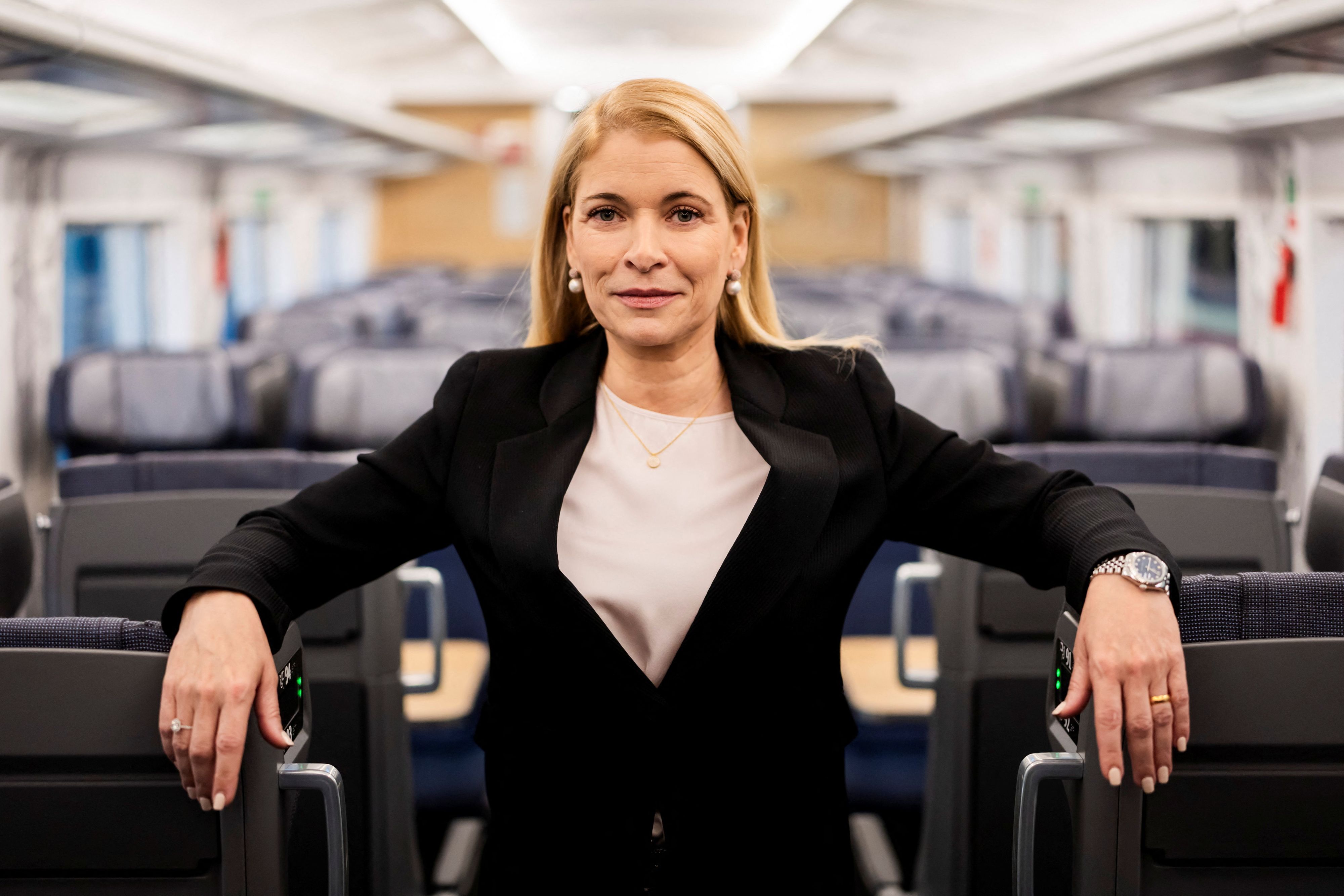 DB-Chefin Evelyn Palla (Archivbild, 2025)