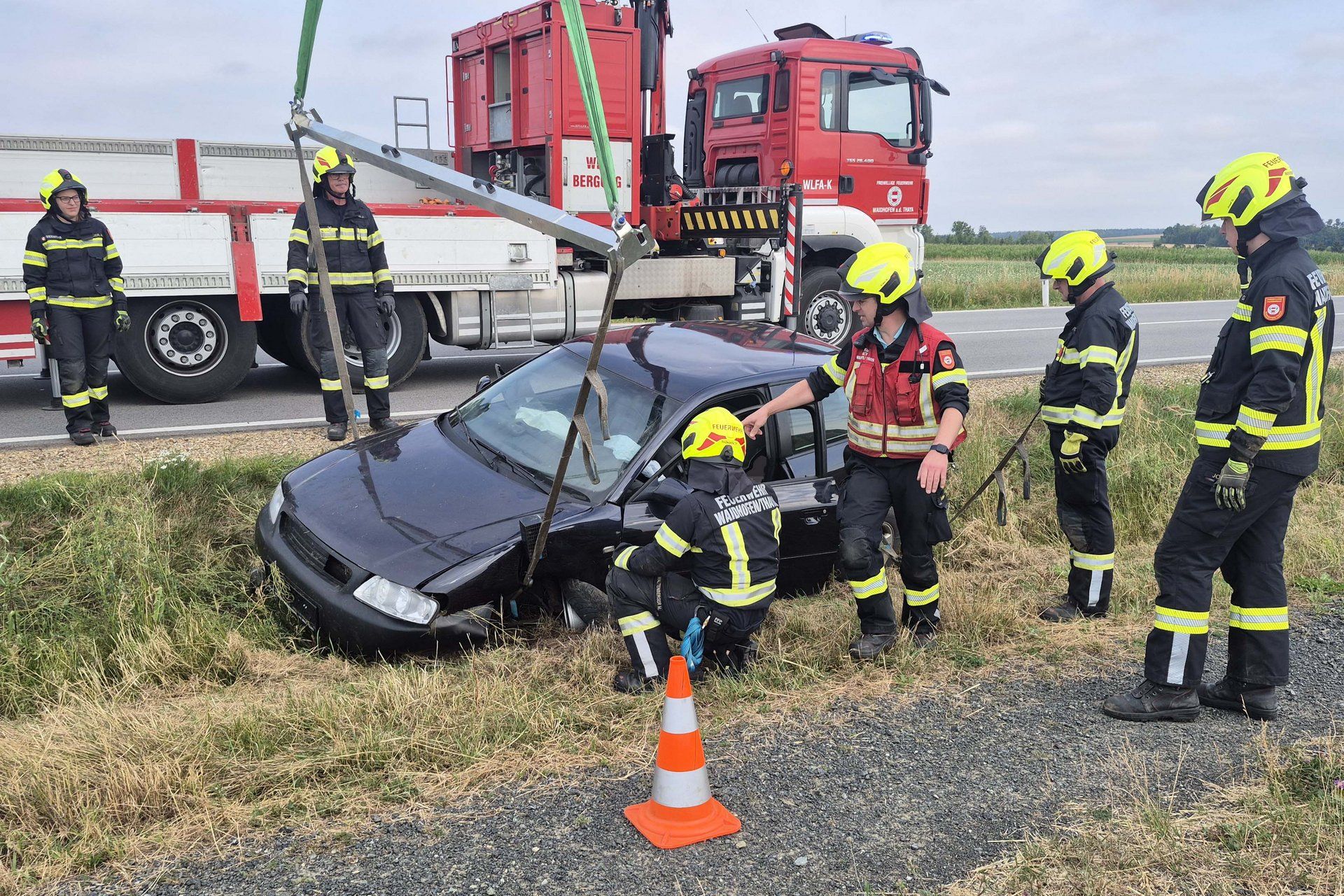 Sekundenschlaf führt zu Verkehrsunfall