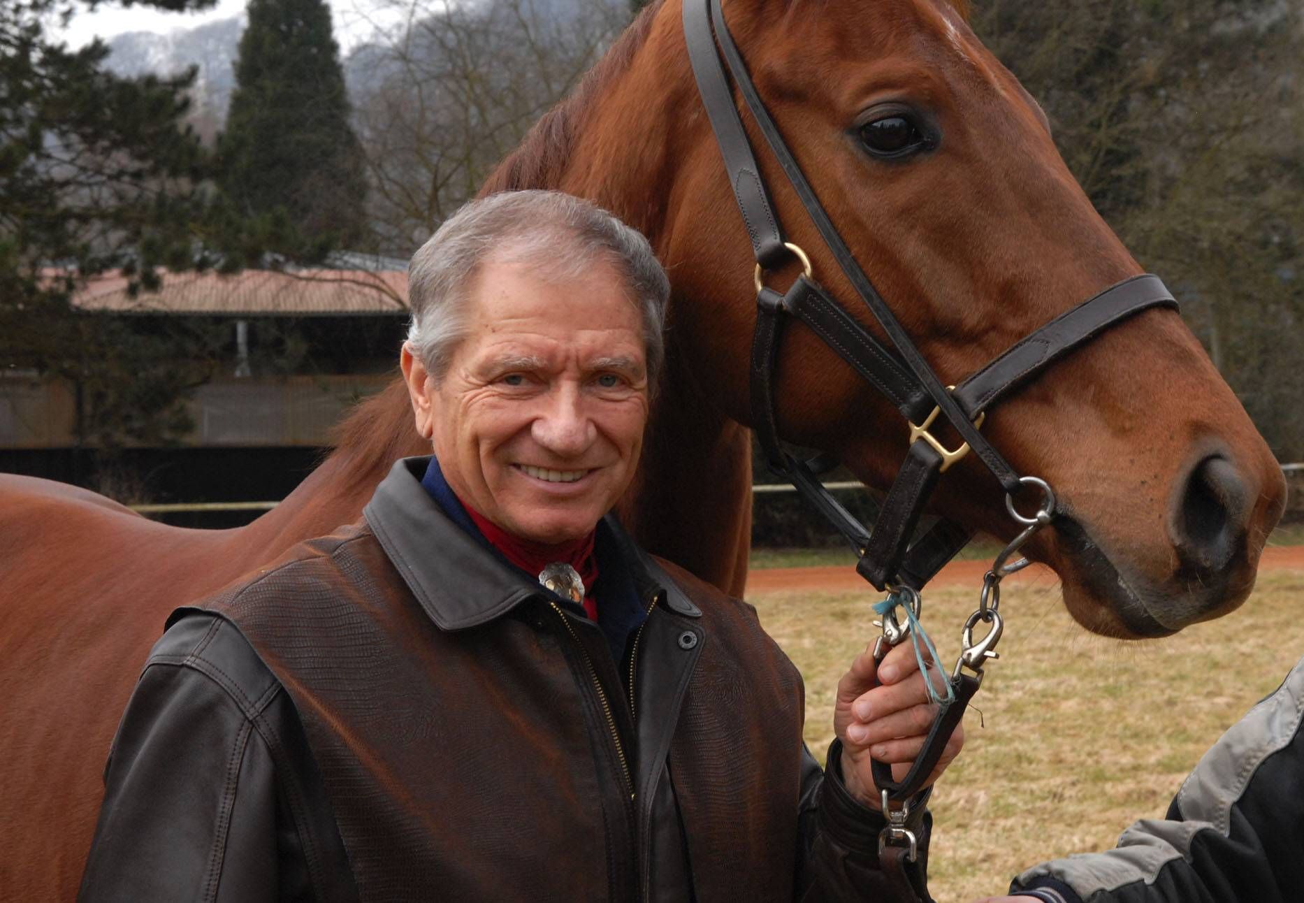 Der Pferdezüchter und ehemalige Rodeoreiter <strong>Monty Roberts</strong>, der sich mit dem Umgang schwieriger Pferde beschäftigt. (Bild aus 2009)