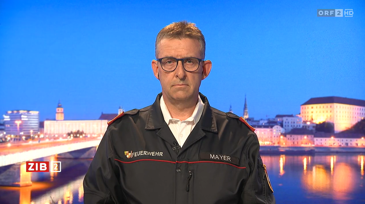 Robert Mayer am Sonntagabend in der ZiB-2.