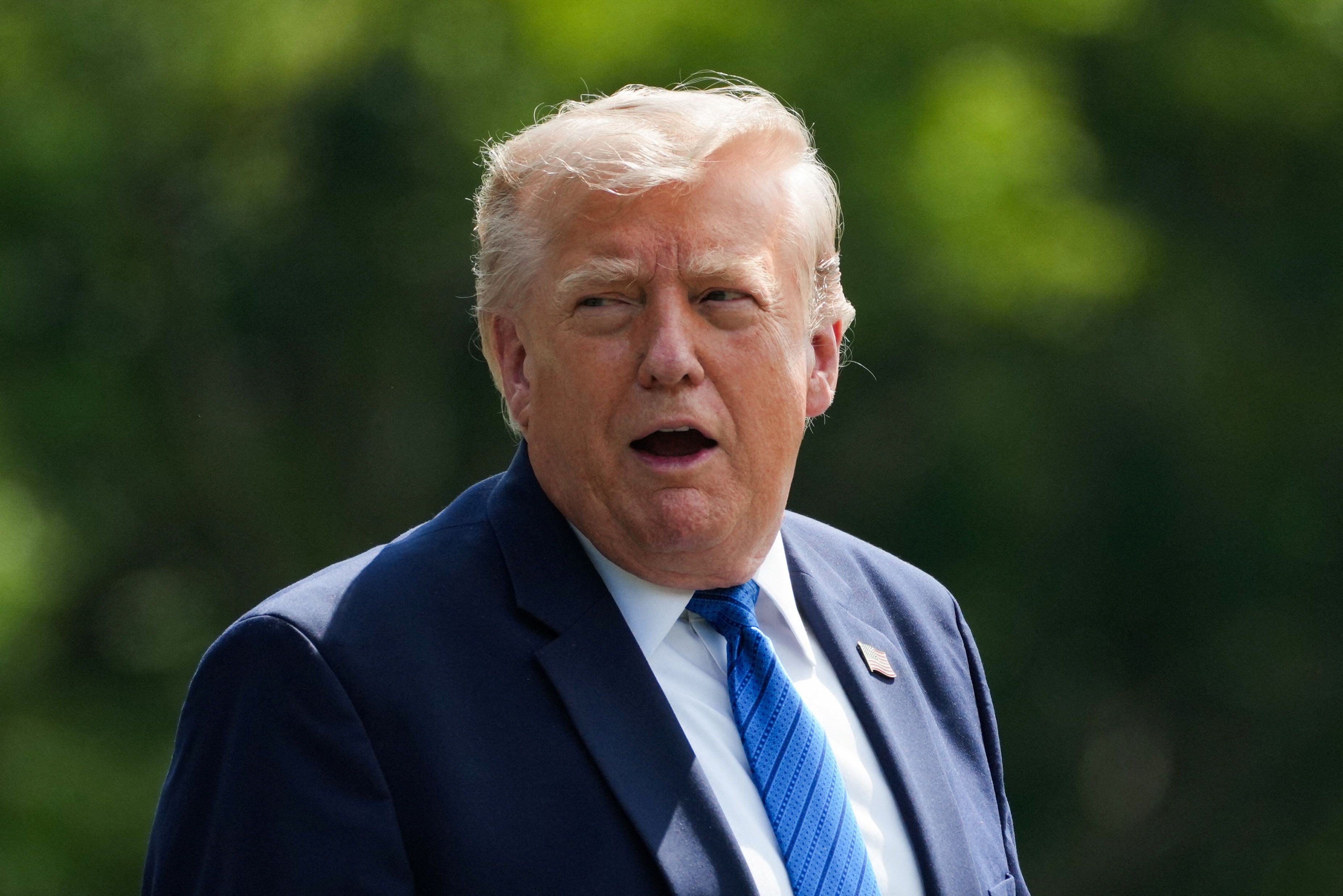 US-Präsident Donald Trump kündigte an, Angriffe auf den Iran auszusetzen.