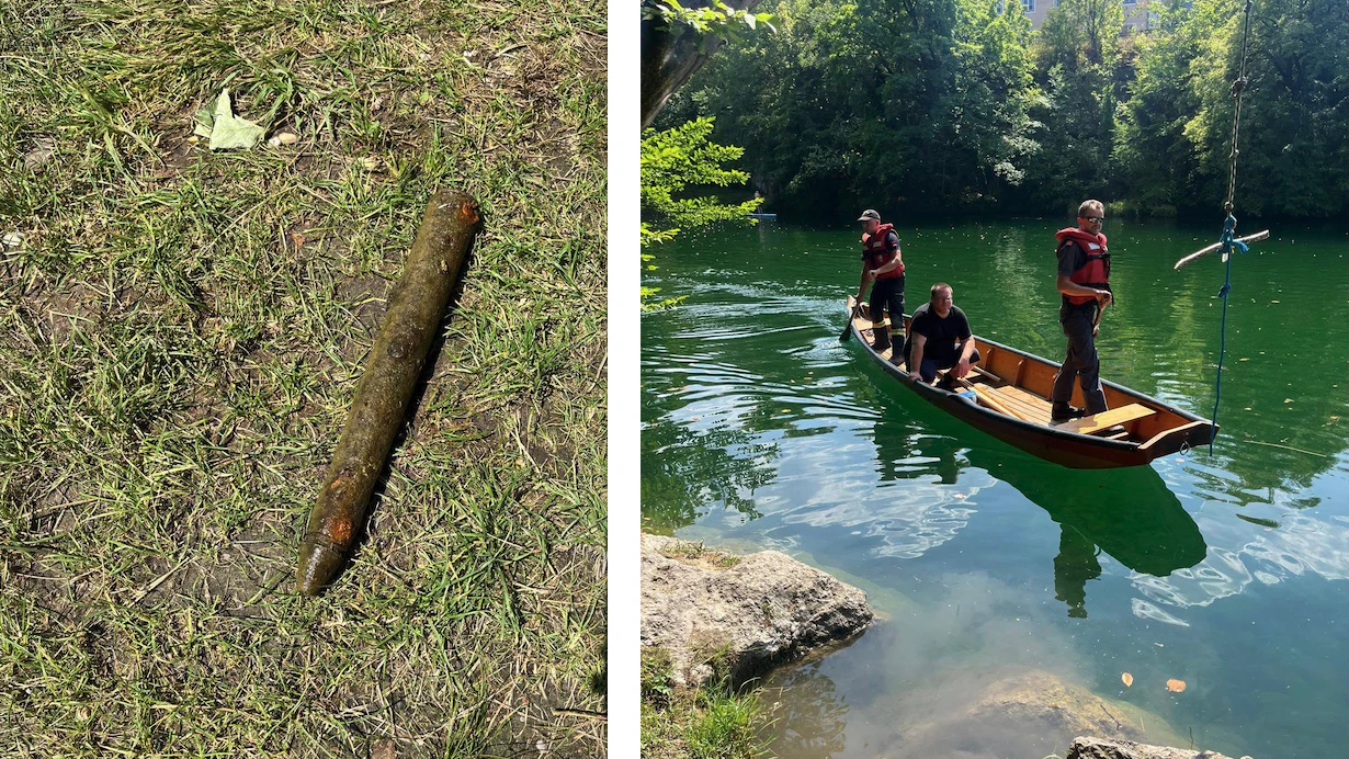 Heute.at - Zillen-Einsatz – Kriegsrelikte aus der Ybbs geborgen