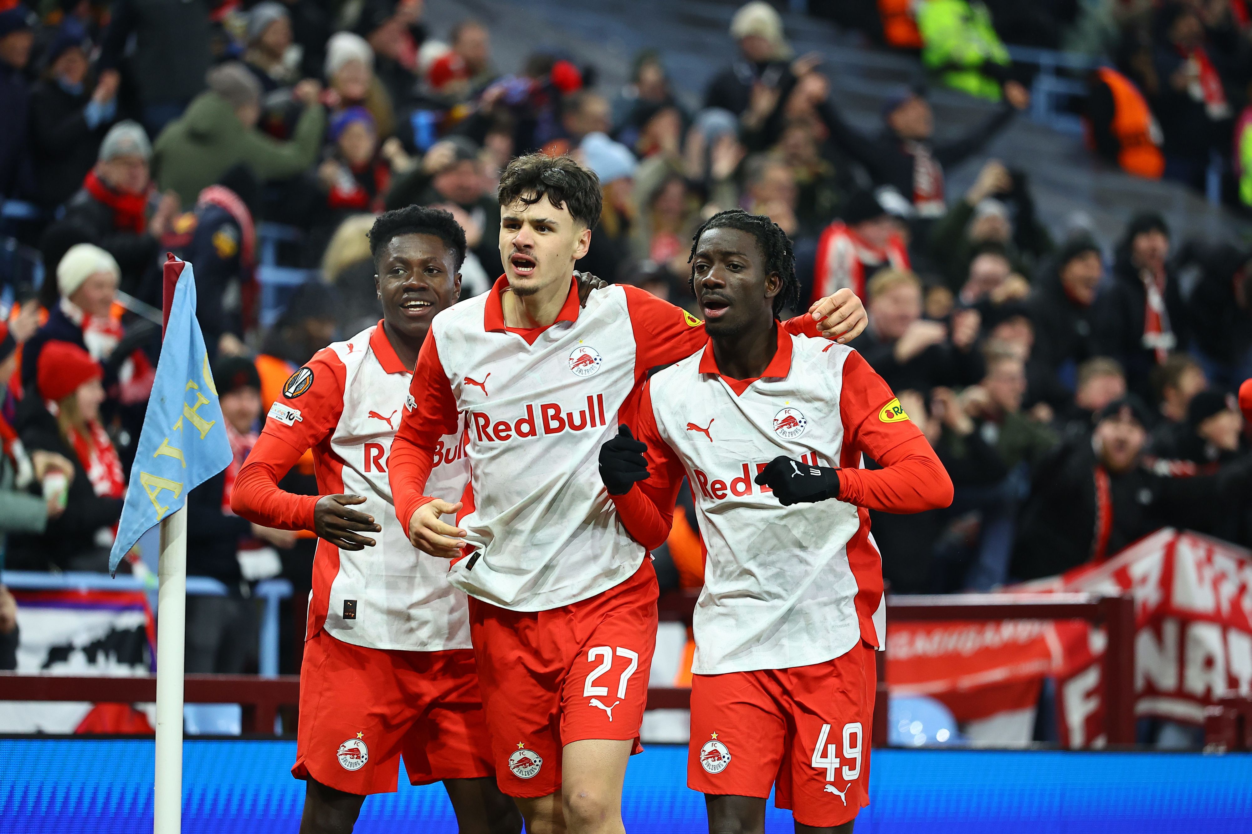 Kerim Alajbegovic (Mitte) im Vorjahr mit Edmund Baidoo und Moussa Yeo