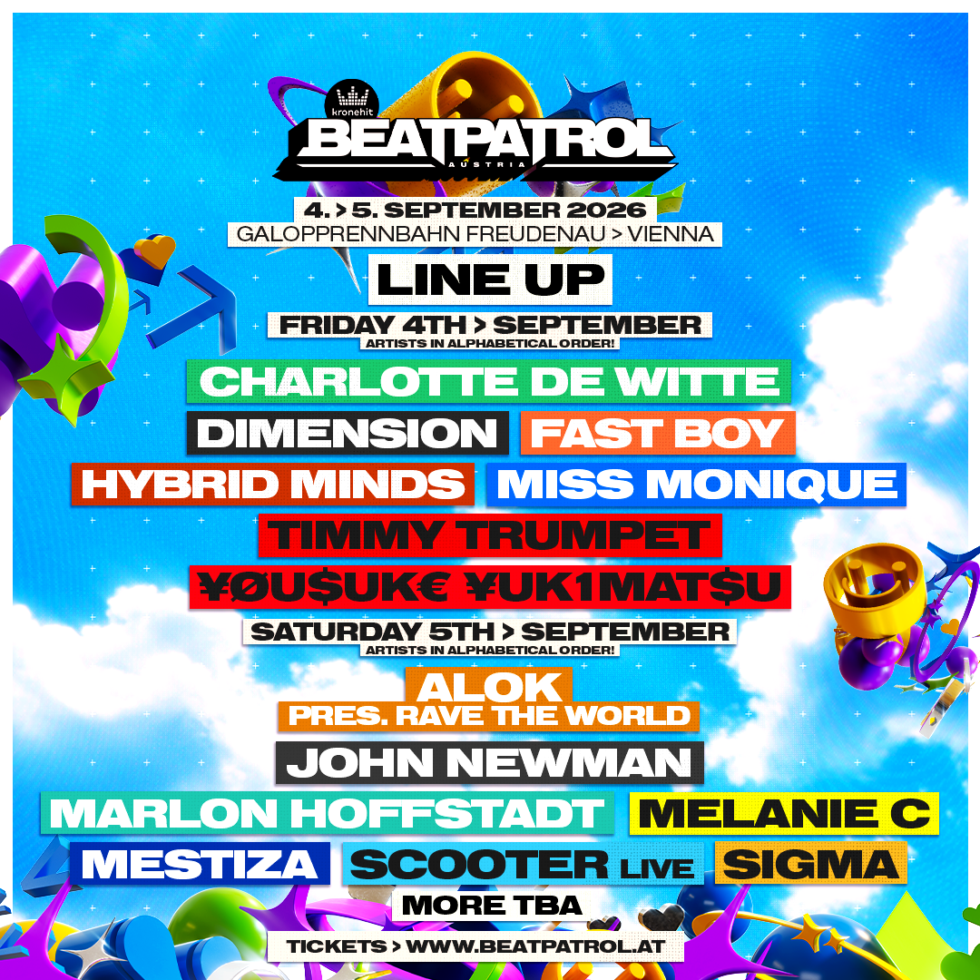 Heute.at - Am Beatpatrol 2026 wartet ein Top-DJ-Line up!