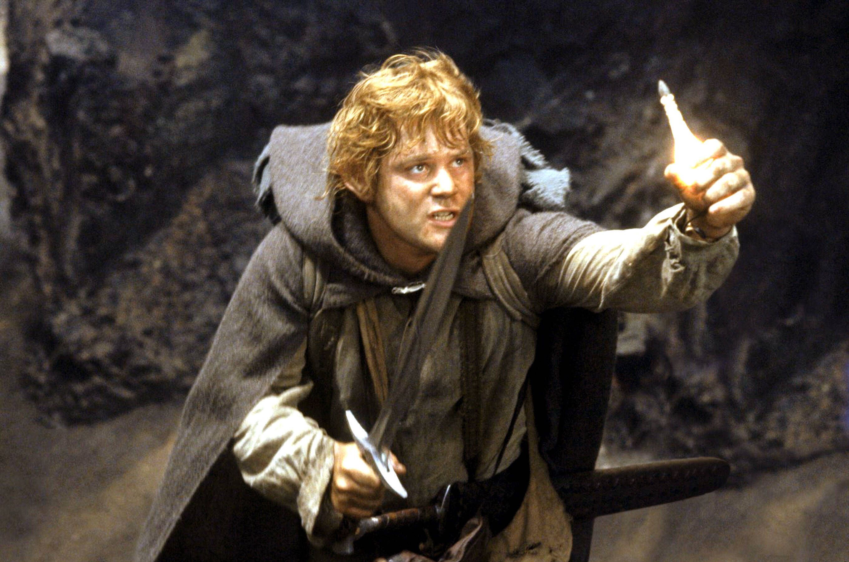Als Hobbit Samweis Gamdschie wurde US-Schauspieler Sean Astin in 
