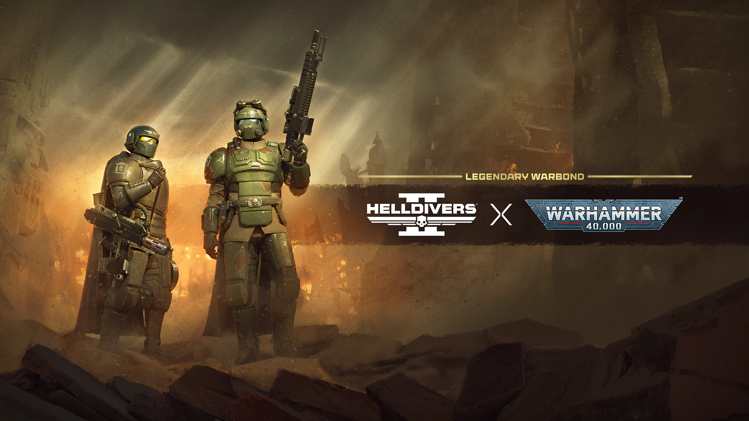 Legendäre Kriegsanleihe "Helldivers 2 x Warhammer 40,000: Credo des Kastellans“ erscheint am 12. August.