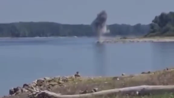 Die rumänische Marine hat mit Sprengungen im Donaubereich begonnen.