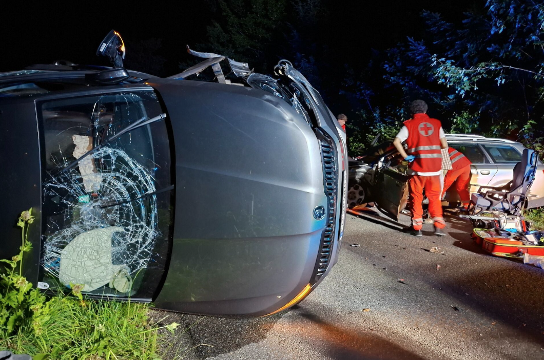 Verkehrsunfall in Kaumberg: Zwei Fahrzeuge waren involviert.