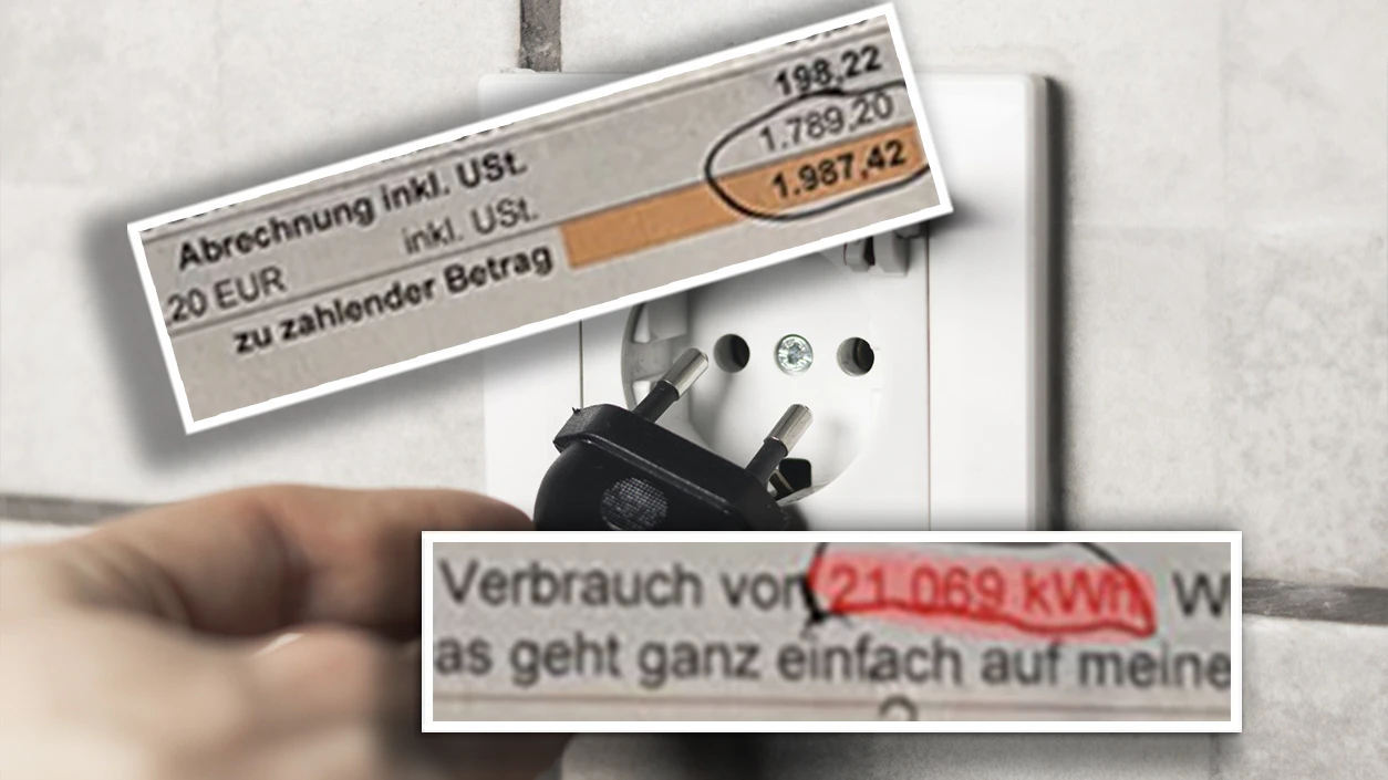 Ein Verbrauch von über 21.000 kWh ließ den Niederösterreicher stutzig werden.