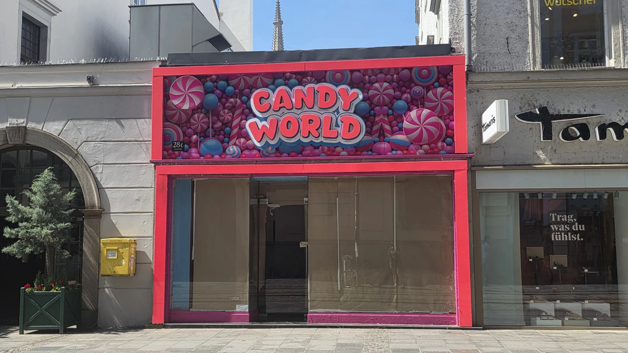 Steht der Umbau an? Der Shop an der Linzer Landstraße ist aktuell geschlossen.
