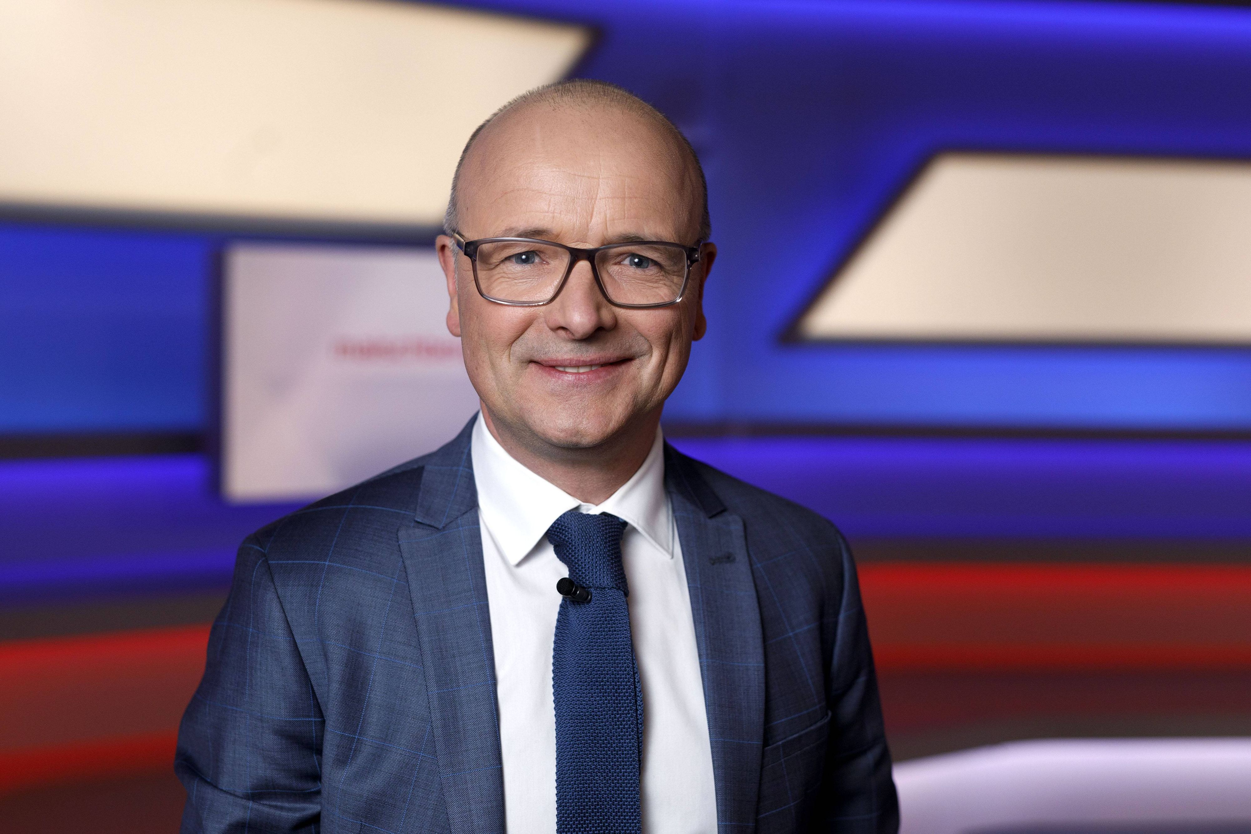 Karsten Schwanke in der ARD-Talkshow Maischberger, 2019.