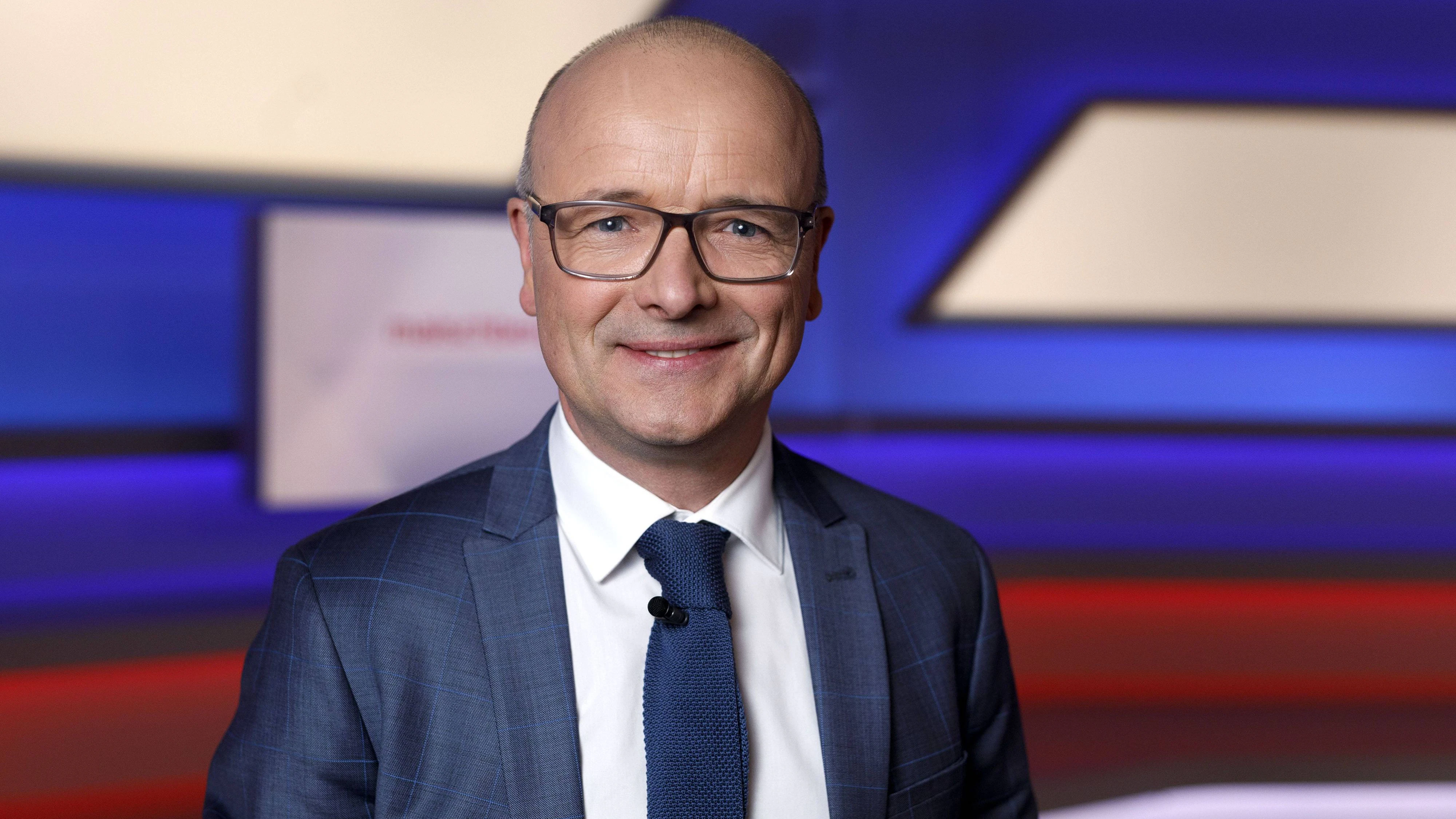Karsten Schwanke in der ARD-Talkshow Maischberger, 2019.