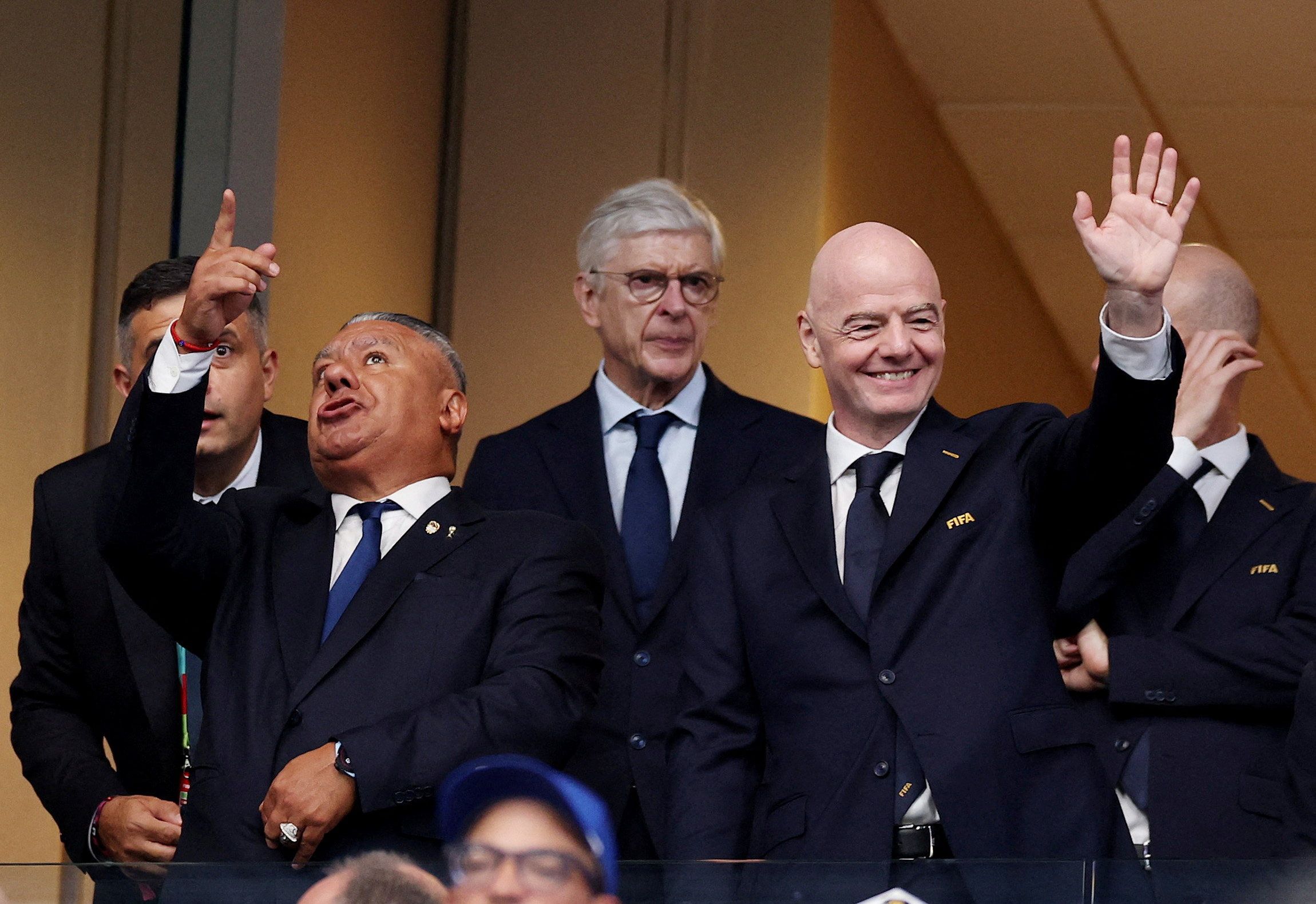 Arsene Wenger und Gianni Infantino