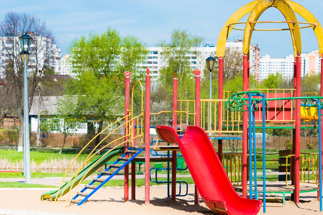 Verbrennungsgefahr auf Kinderrutsche in Wien.