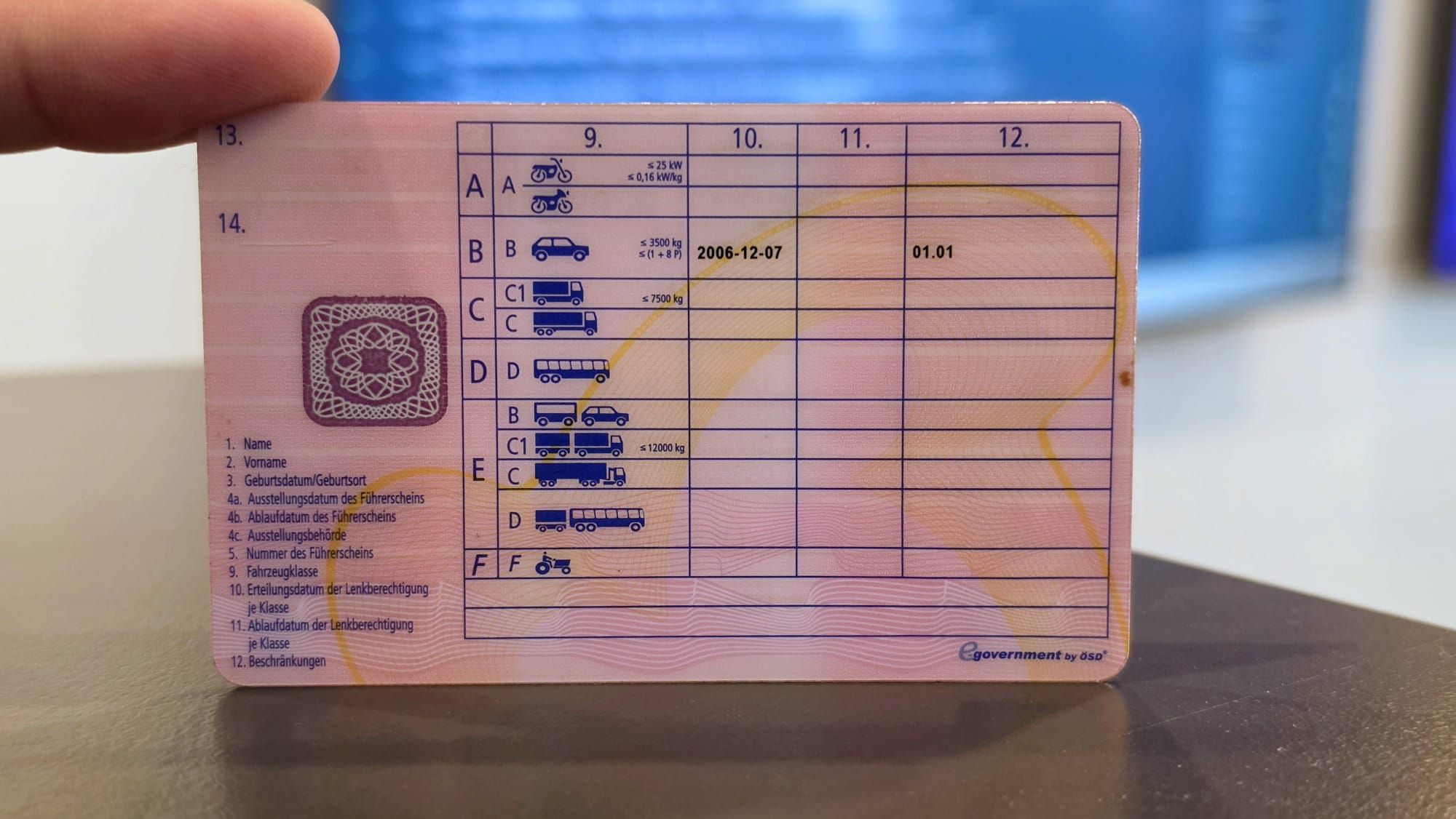 Heute.at - Was Feld 12 auf deinem Führerschein wirklich bedeutet