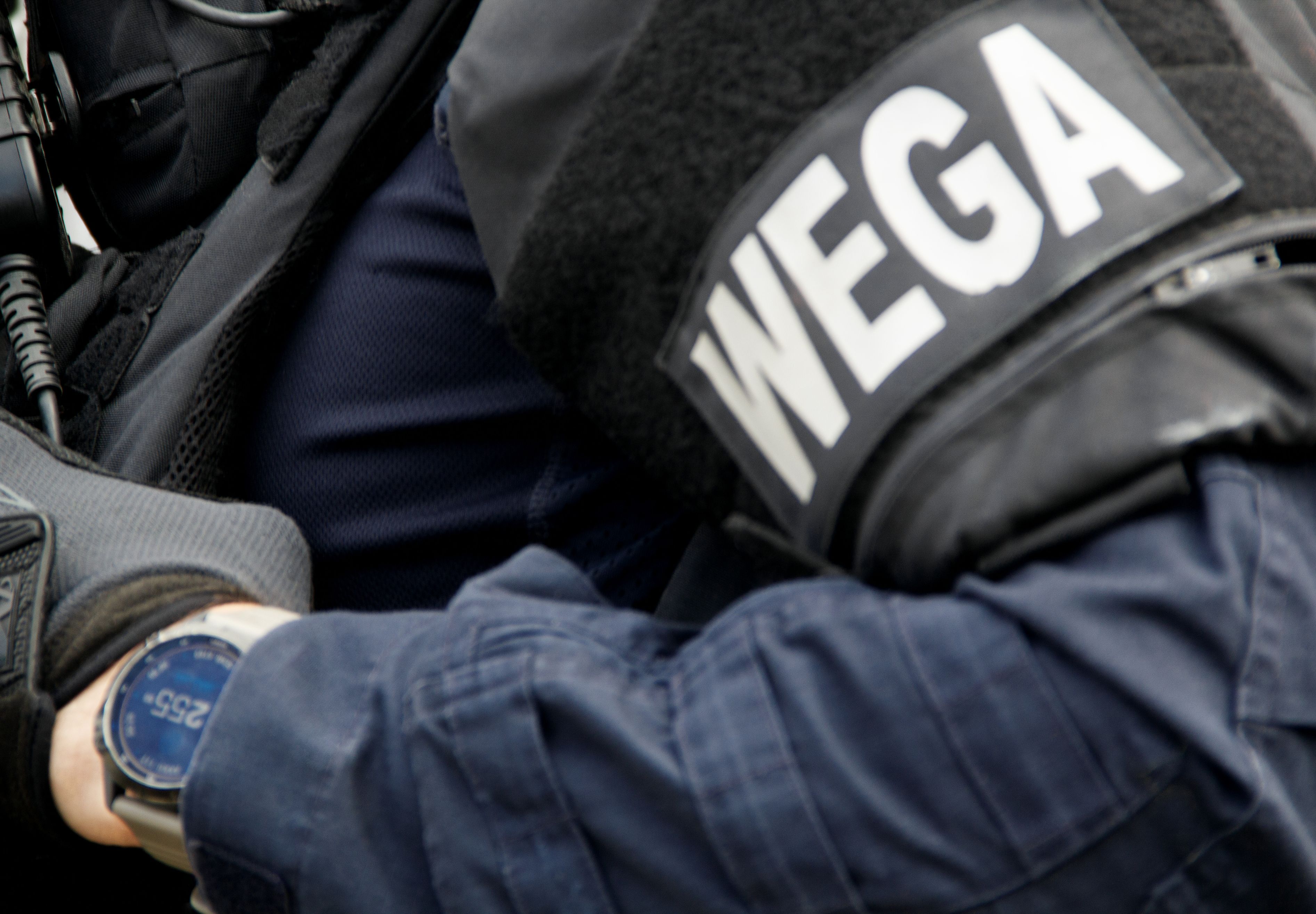 Die WEGA rückte an. 
