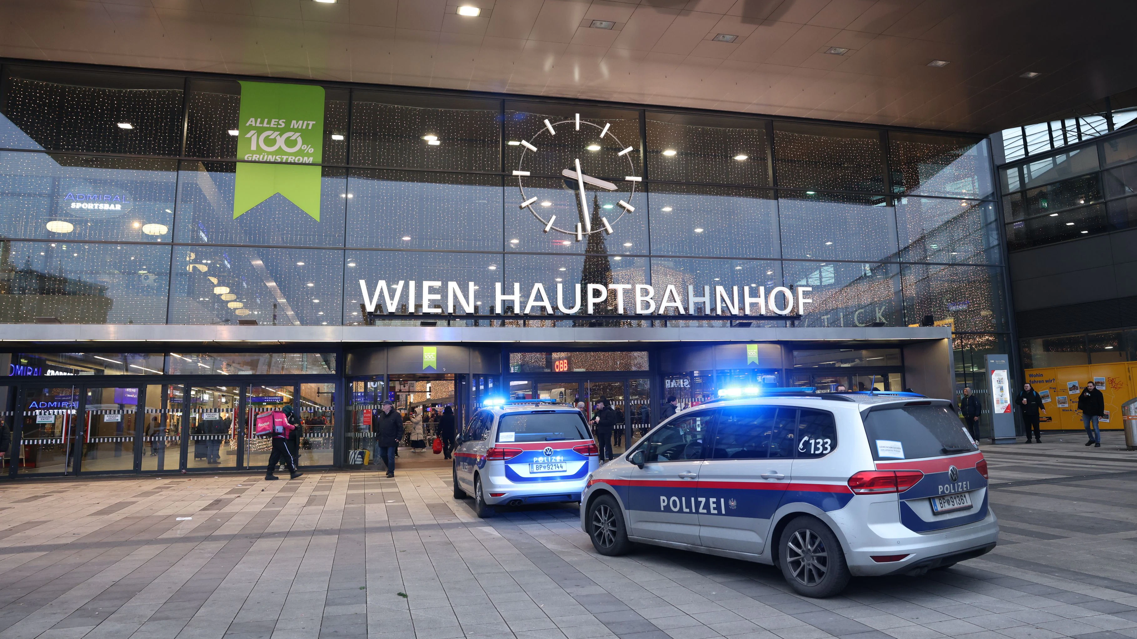 Der Vorfall ereignete sich am Wiener Hauptbahnhof. 