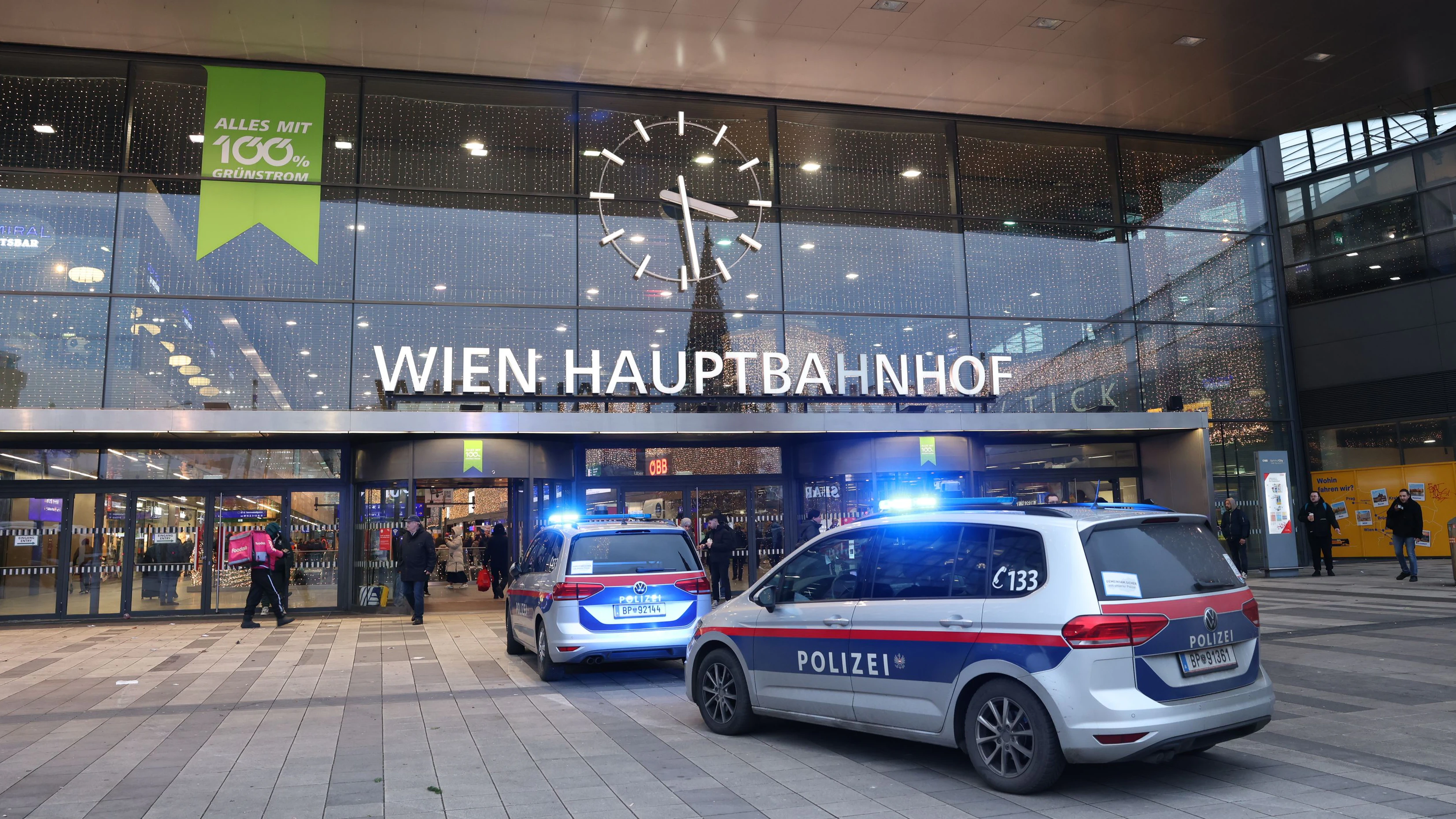 Der Vorfall ereignete sich am Wiener Hauptbahnhof. 