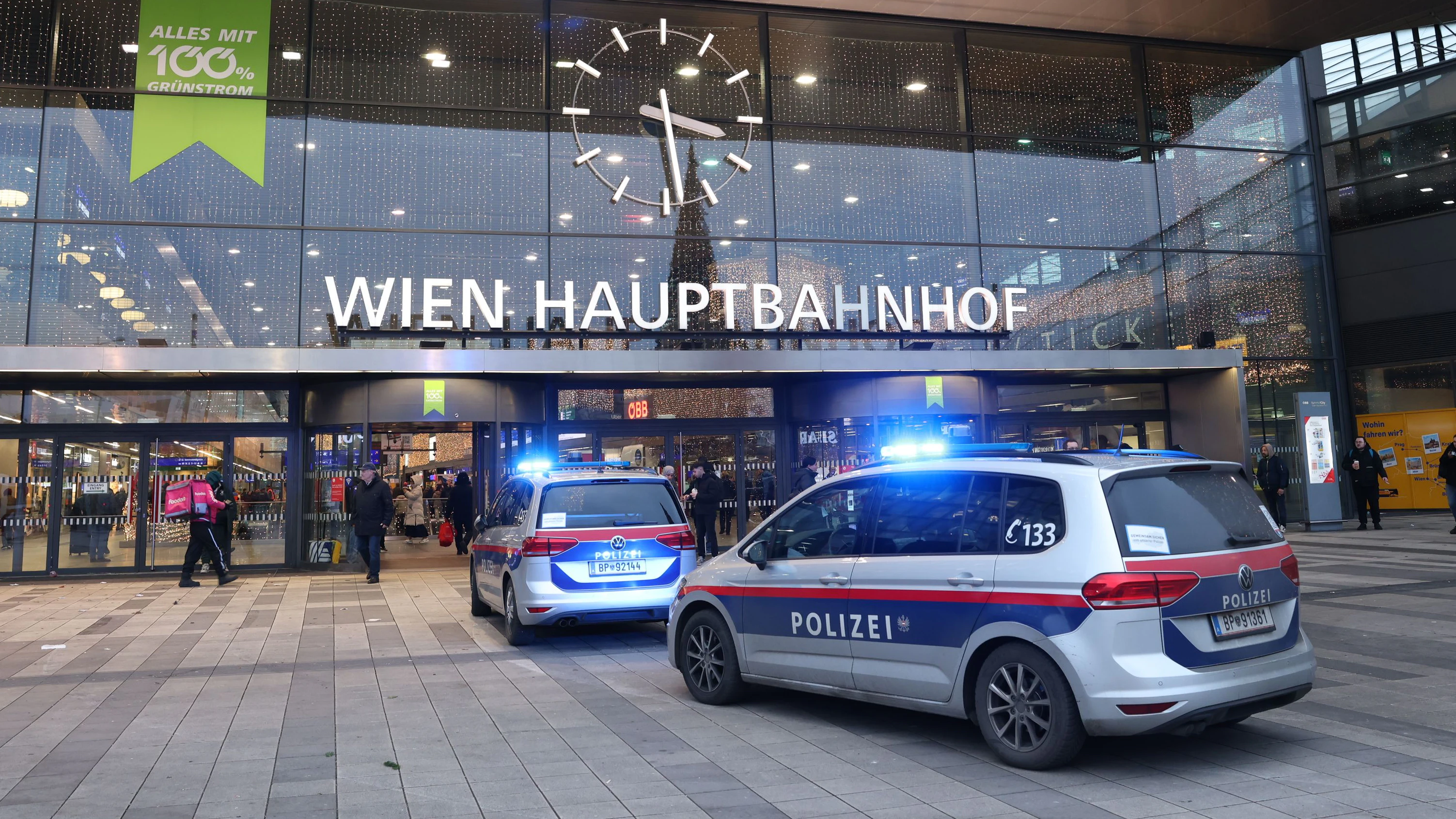 Der Vorfall ereignete sich am Wiener Hauptbahnhof. 