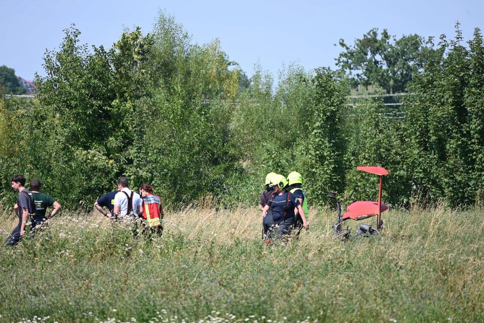 Zwei Verletzte bei Gyrocopter-Absturz in Seitenstetten