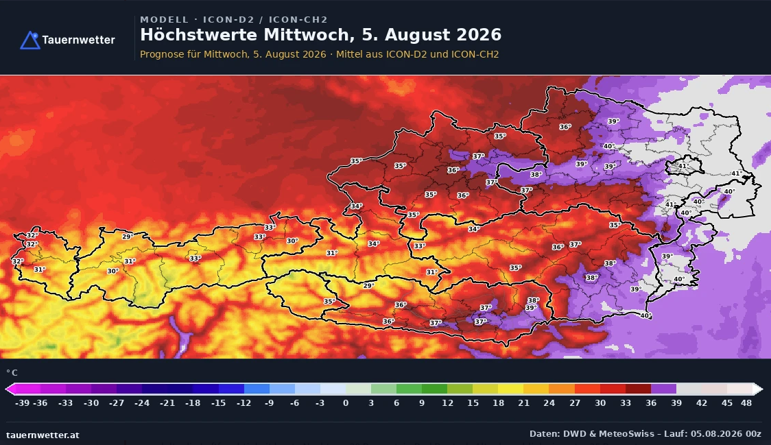 Heute.at - Wetter-Prognose noch viel heftiger als bisher gedacht